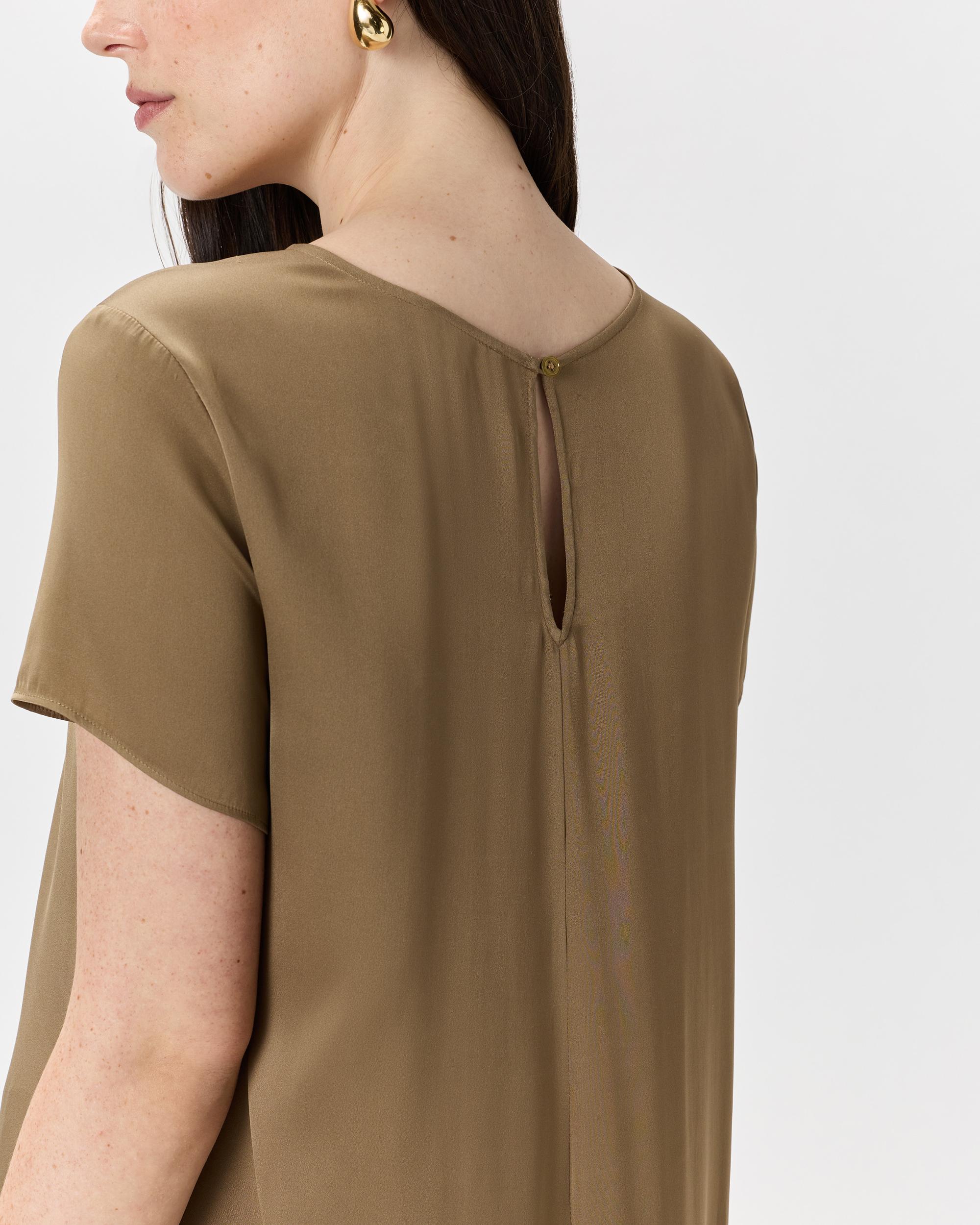 Quince | Women's Washable Stretch Silk Voluminous Maxi Dress Product Image