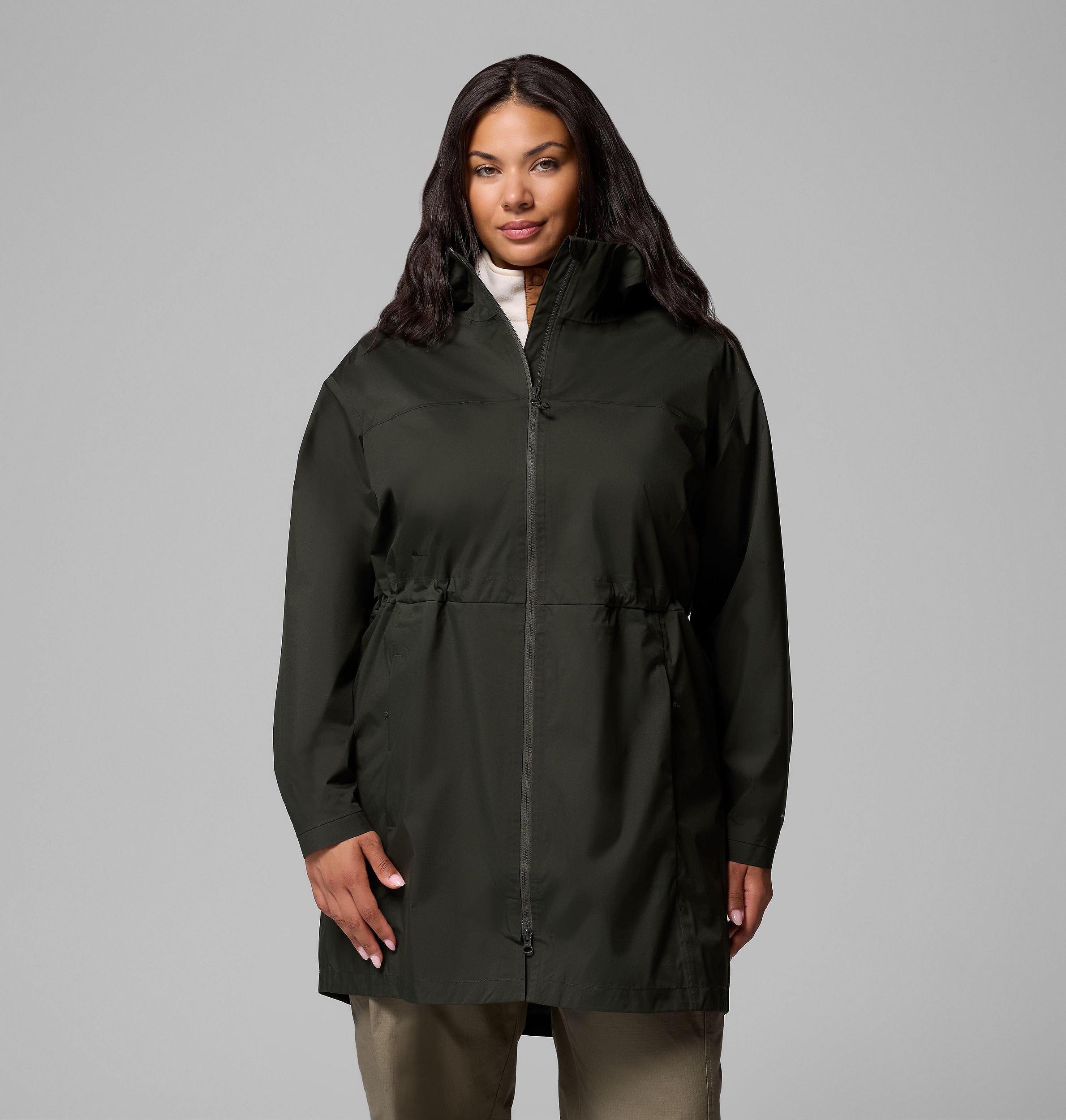 Columbia Womens Weekend Adventure II Long Shell - Plus Size- Product Image