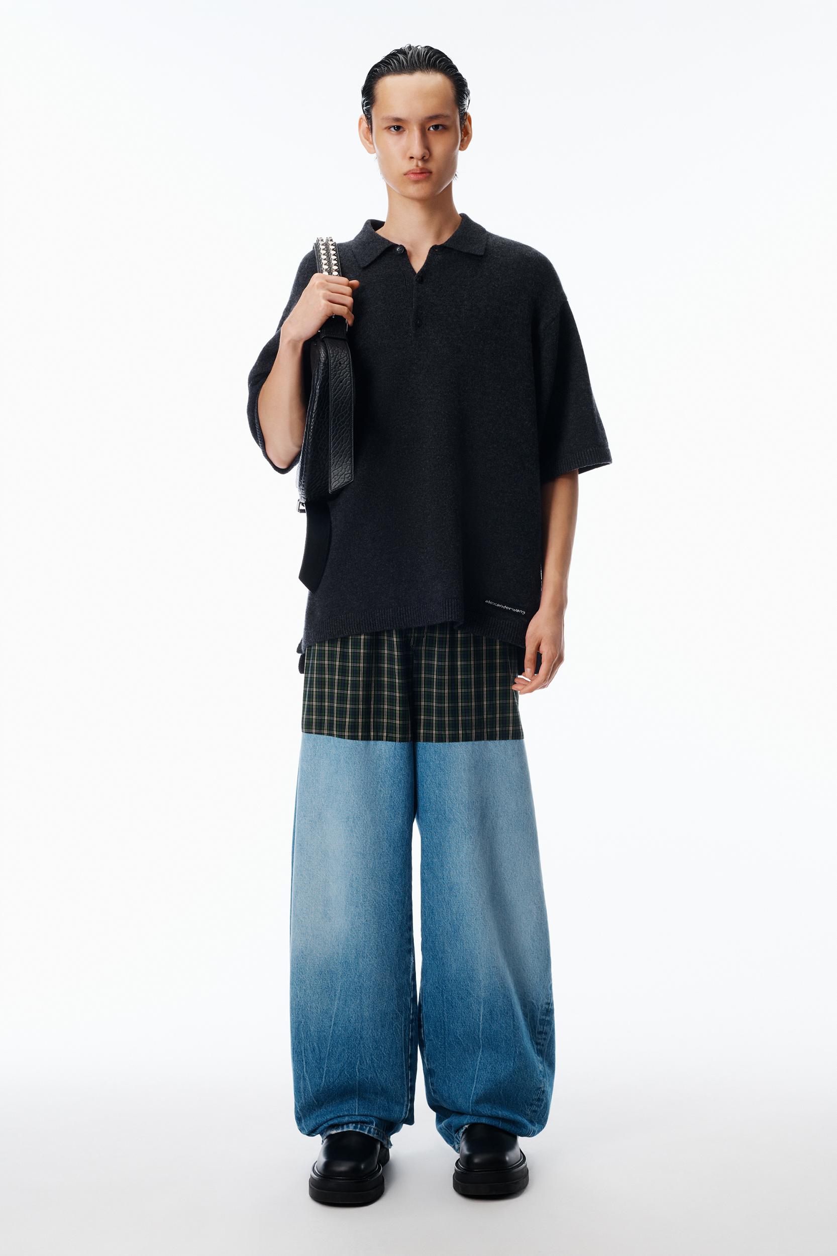 Wool Polo Shirt Product Image