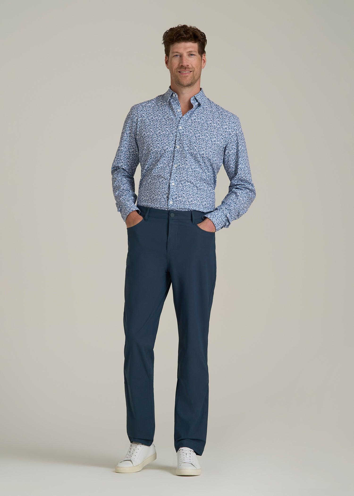 Traveler Pant 2.0 for Tall Men in Navy Blue Male Product Image