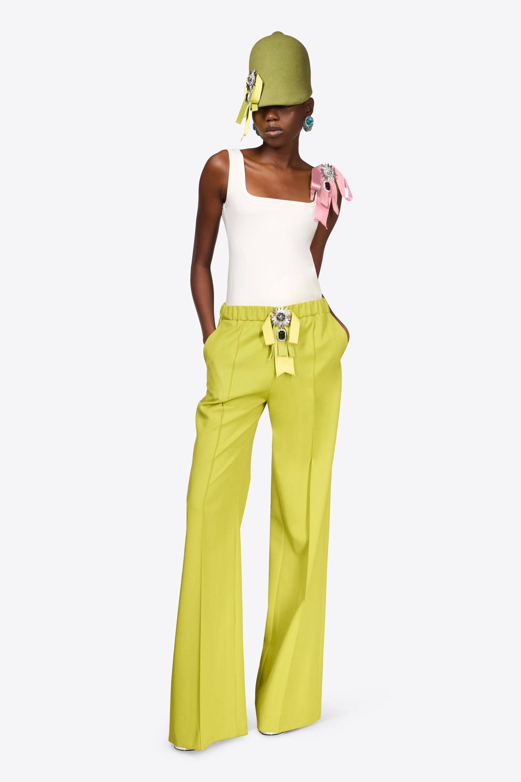 Crystal Embellished Bow Tank Top Product Image