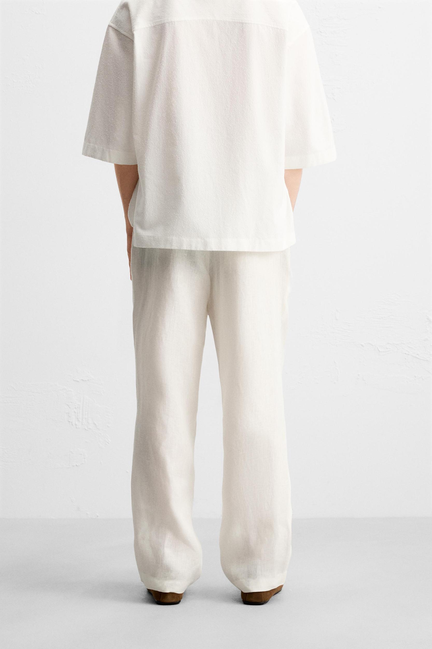 100% LINEN SUIT PANTS Product Image