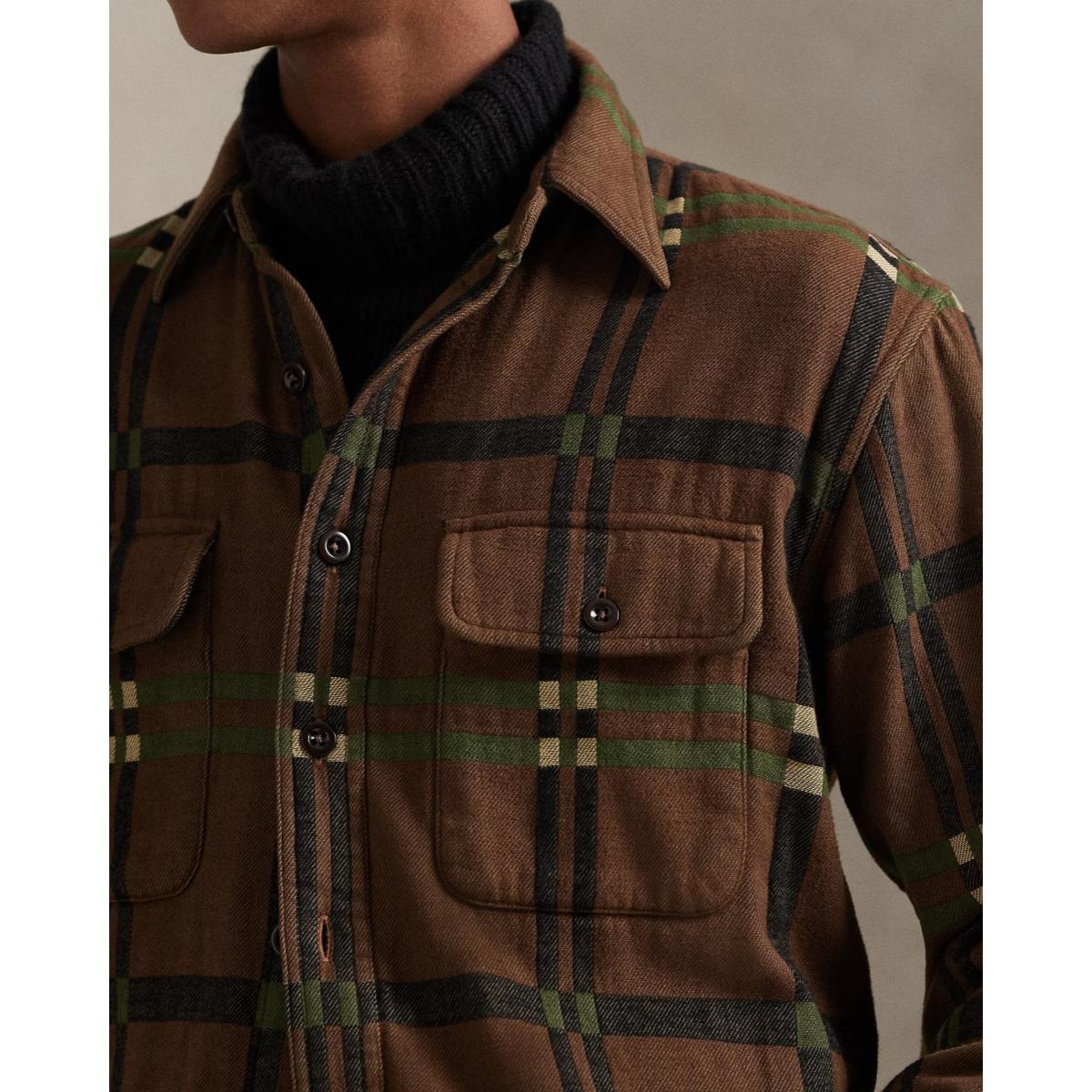 Classic Fit Flannel Utility Shirt Product Image