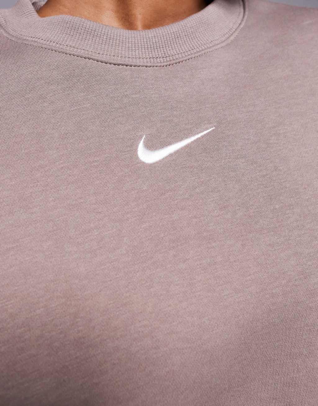Nike Phoenix Fleece super oversized sweatshirt in red Product Image