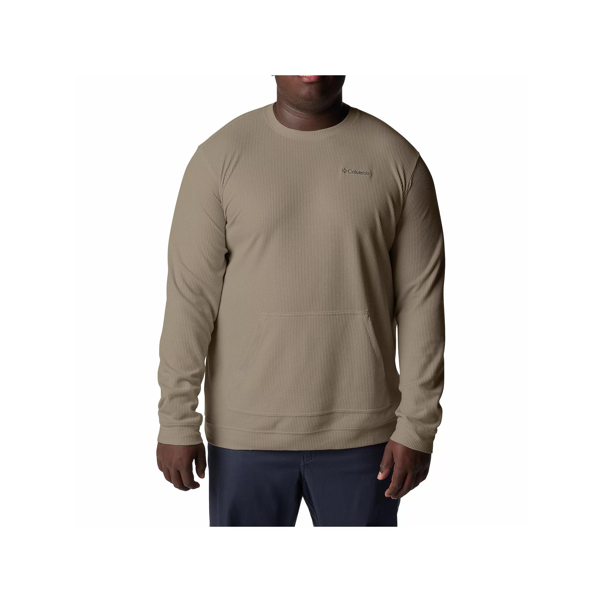 Big & Tall Columbia Pitchstone Knit Crew Sweatshirt, Men's,  Product Image
