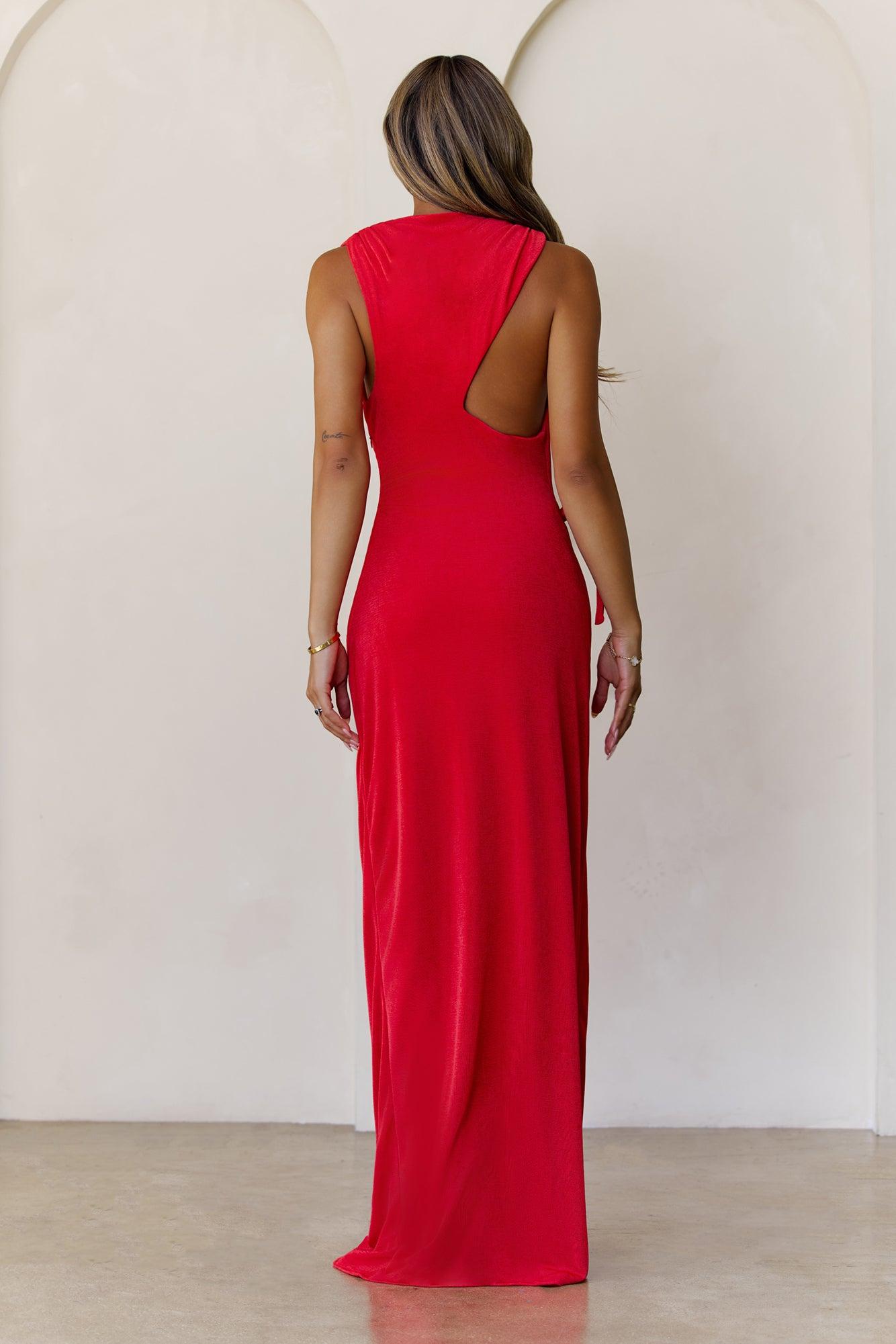 Nightfall Icon Maxi Dress Coral Product Image