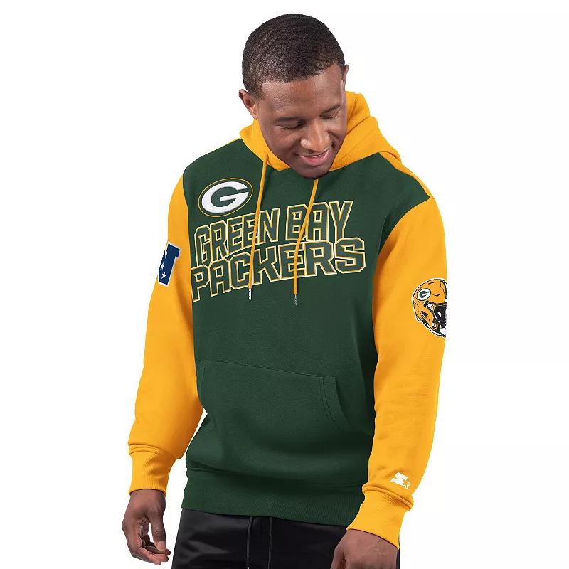 Men's Starter Green Green Bay Packers Extreme Pullover Hoodie, Size: Medium Product Image