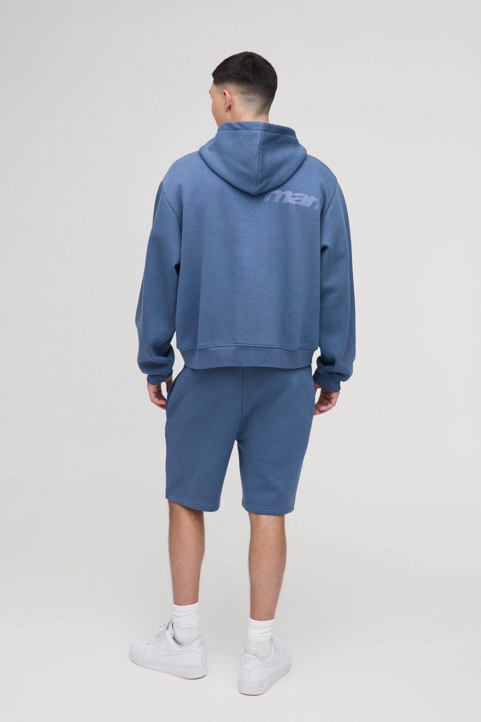 Oversized Boxy Man Zip Through Hoodie | boohooMAN USA Product Image