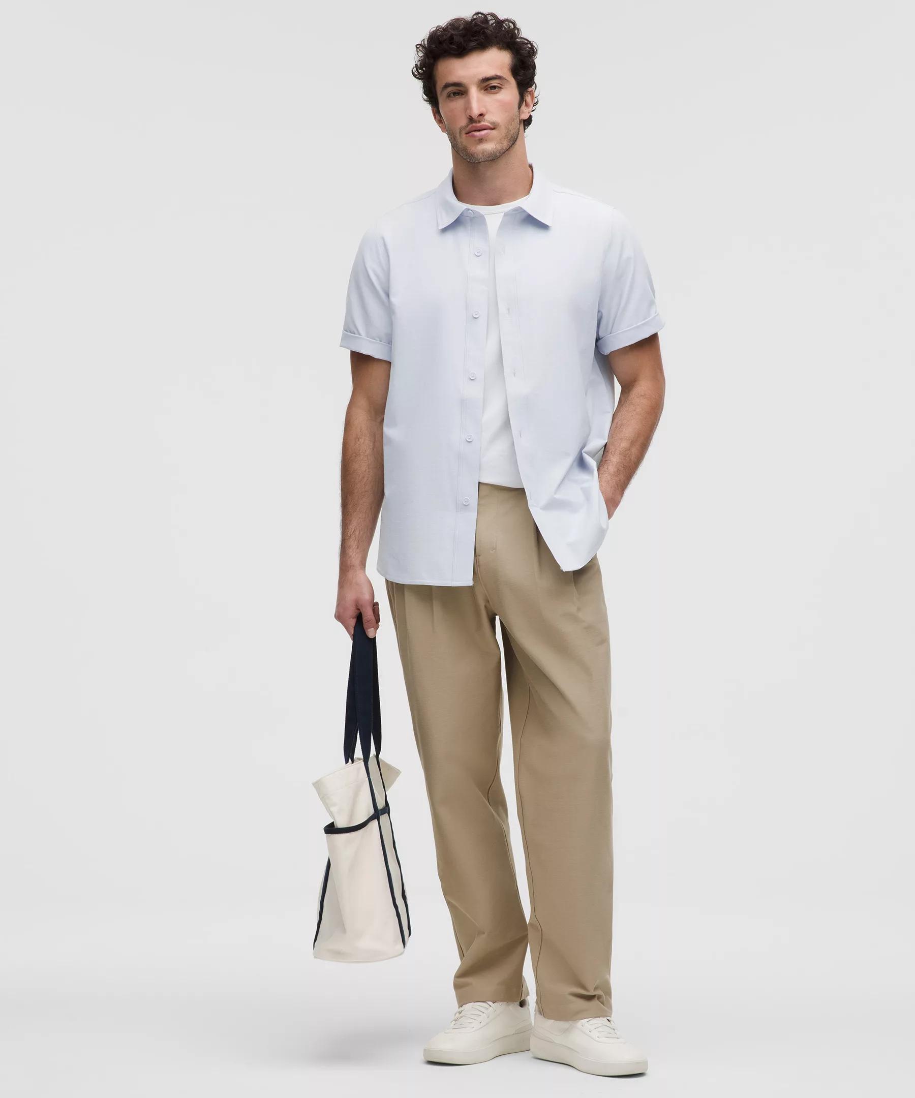 LuluLinen Short-Sleeve Shirt Product Image