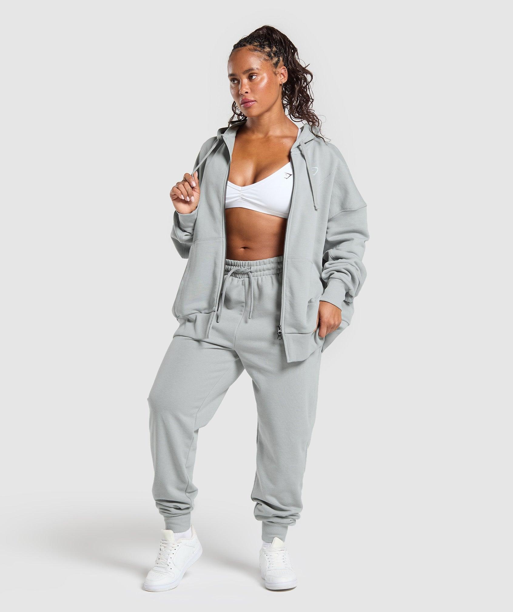 Gymshark Power Hoodie - Silver Grey Female Product Image