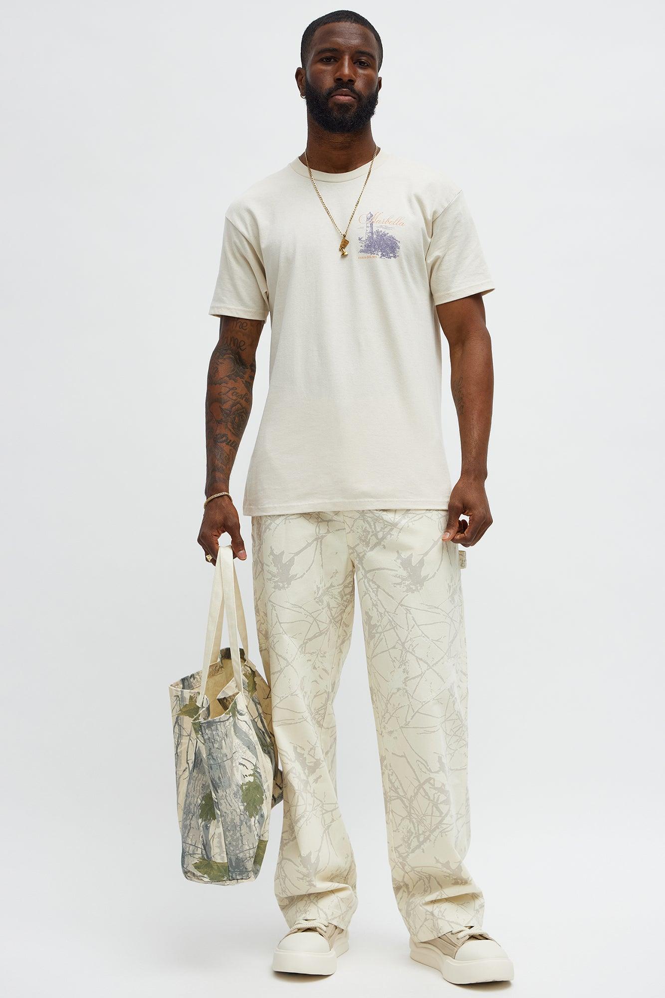 Marbella Spain Short Sleeve Tee - Cream Male Product Image