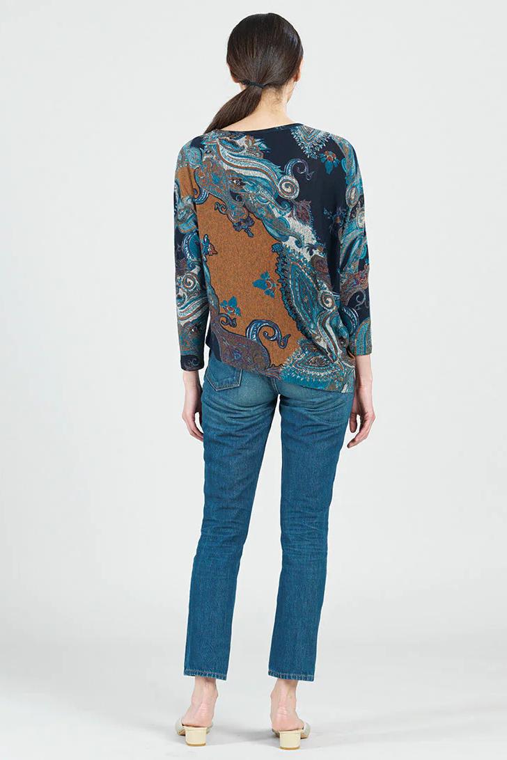 Half&Half Sleeve Sweater Top Product Image