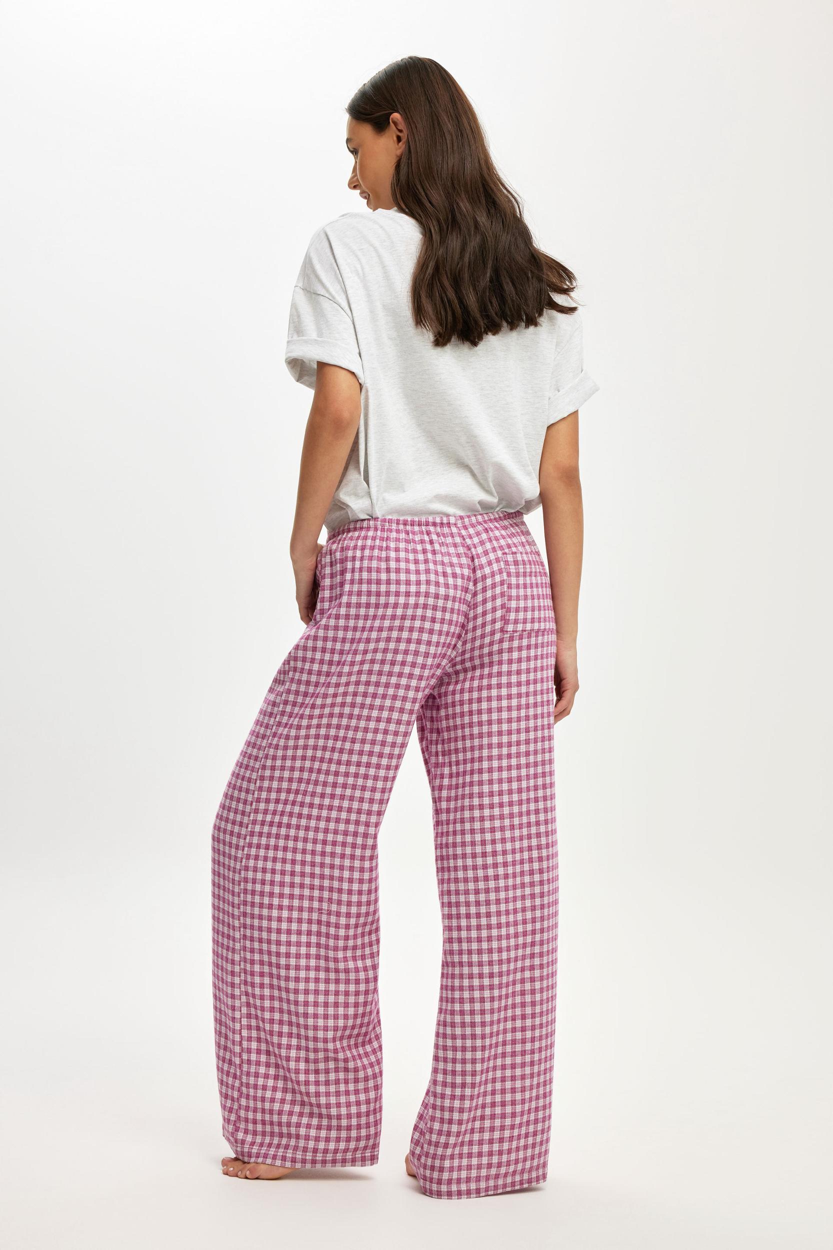 Cloud Soft Flannel Wide Leg Pant Product Image
