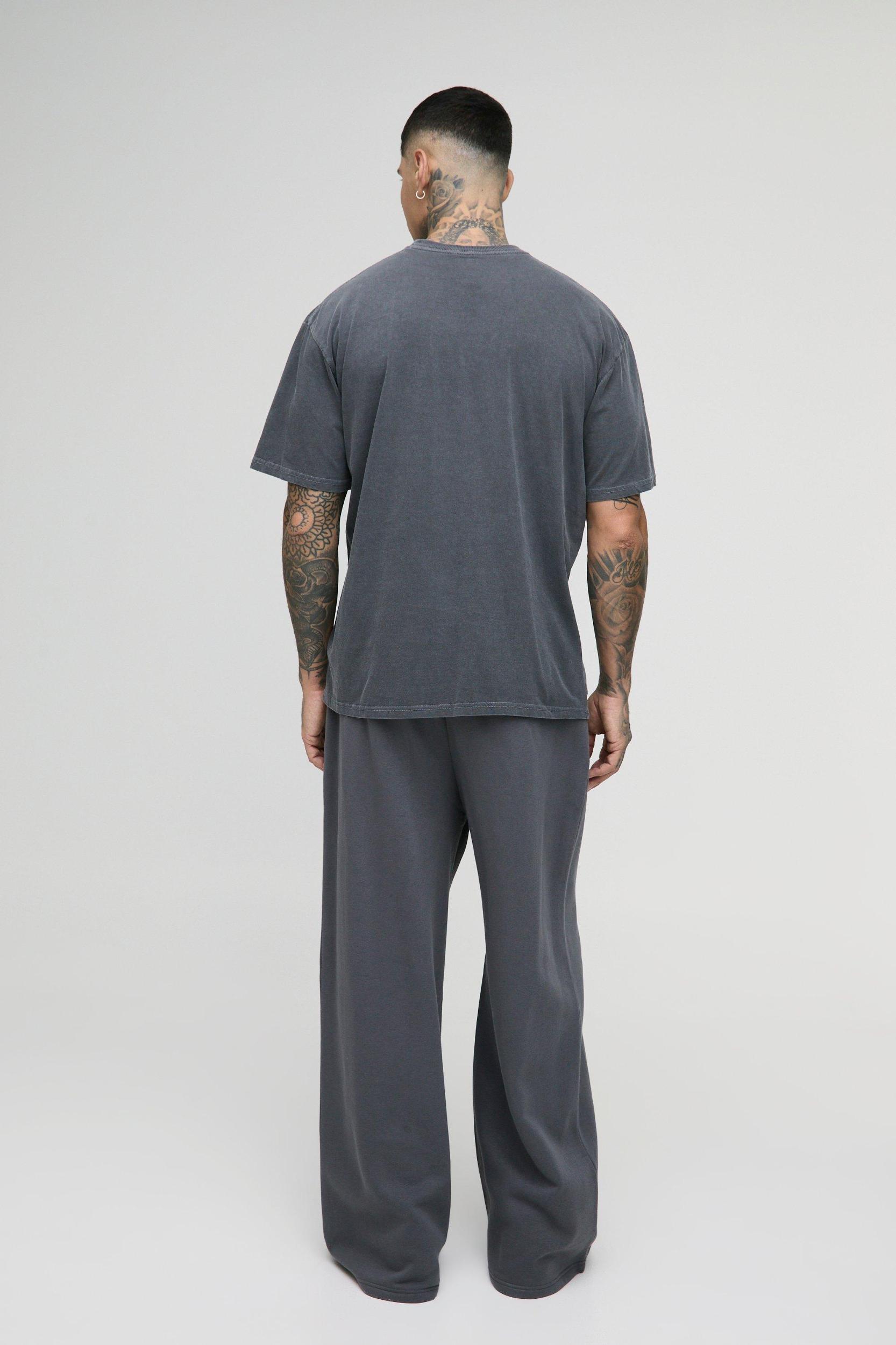 Tall Oversized Nirvana License Washed Print T-Shirt | boohooMAN USA Product Image