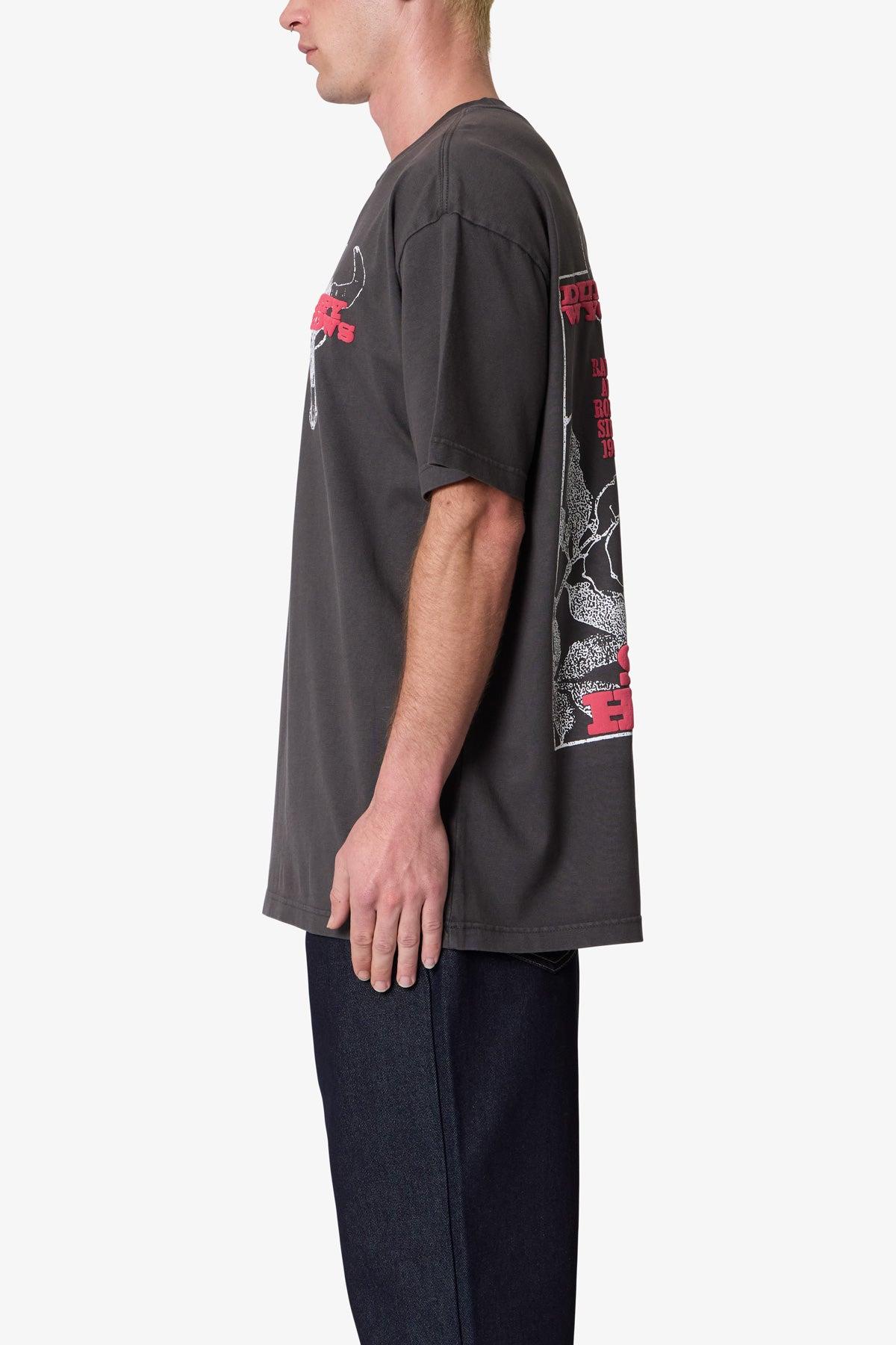 Bullskull Tee - Washed Black Product Image