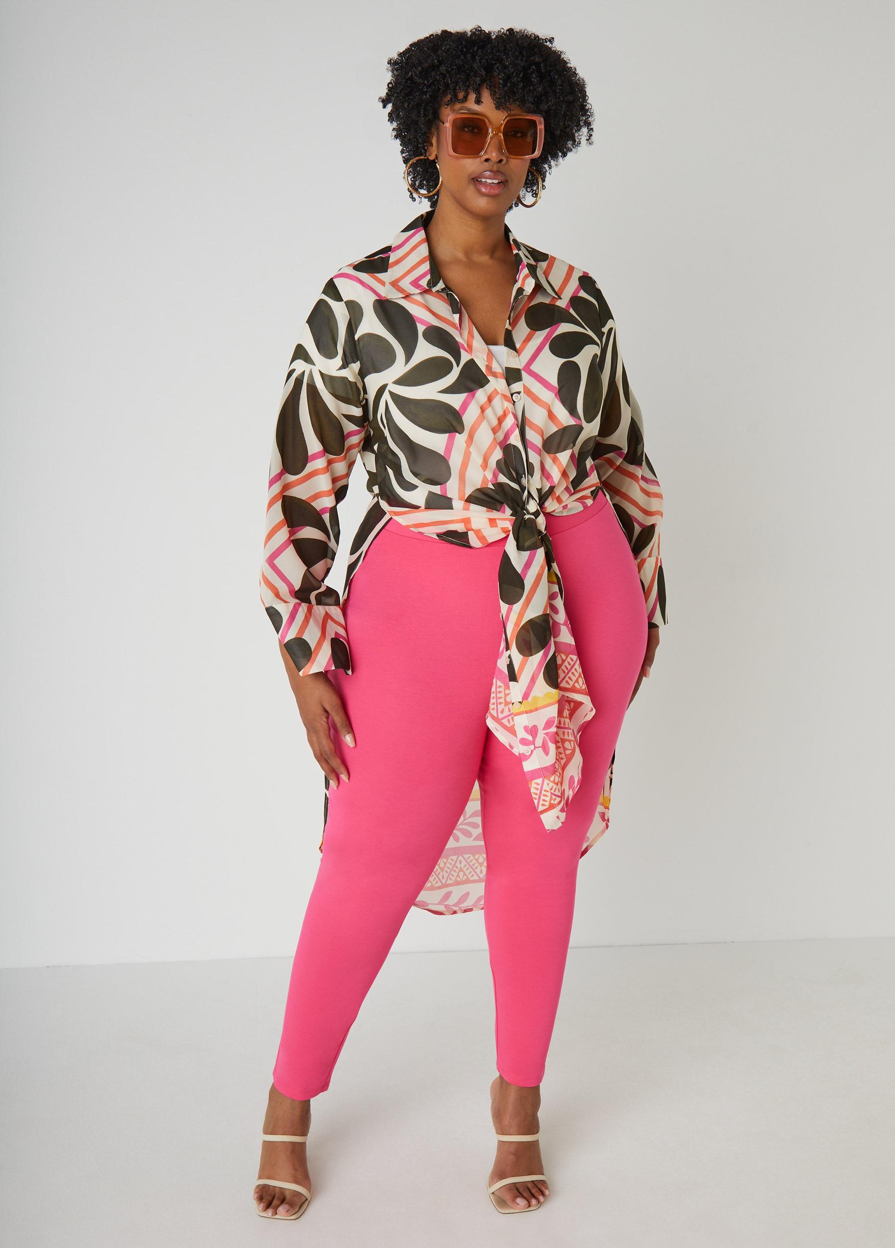 Pull On High Waist Ponte Leggings Product Image