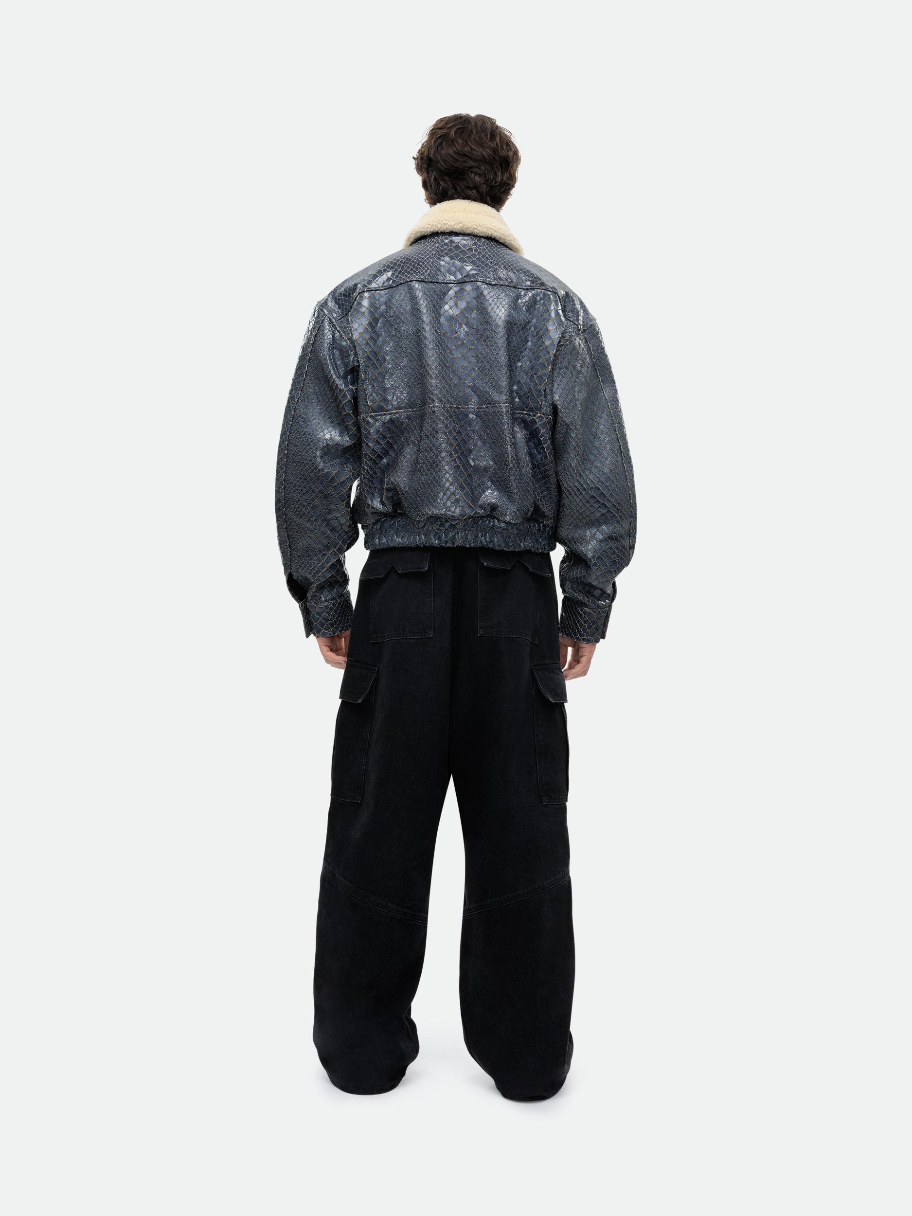 BLUE CROCODILE PILOT JACKET Male Product Image