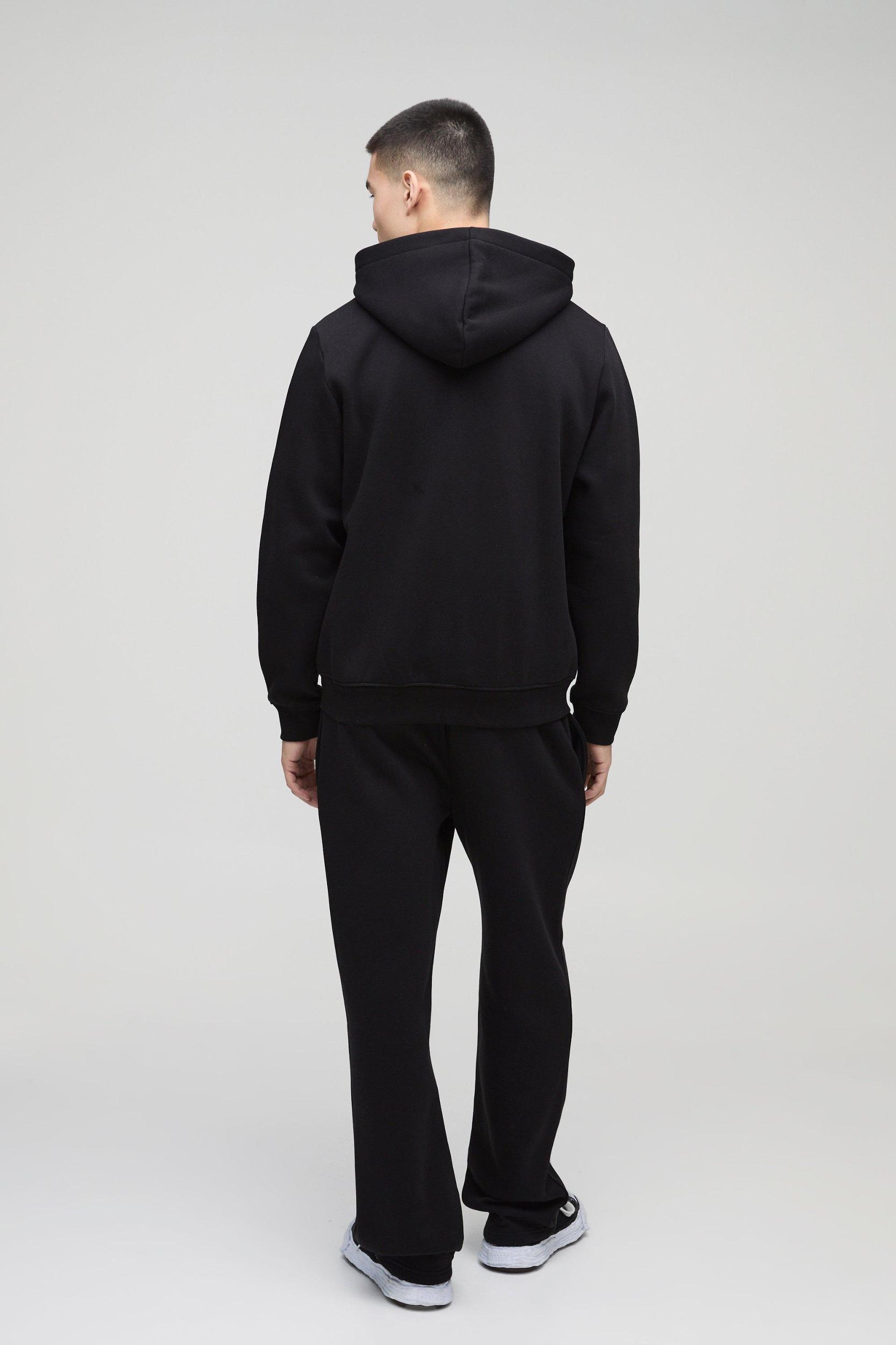 330GSM Straight Fit Basic Sweatpants | boohooMAN USA Product Image