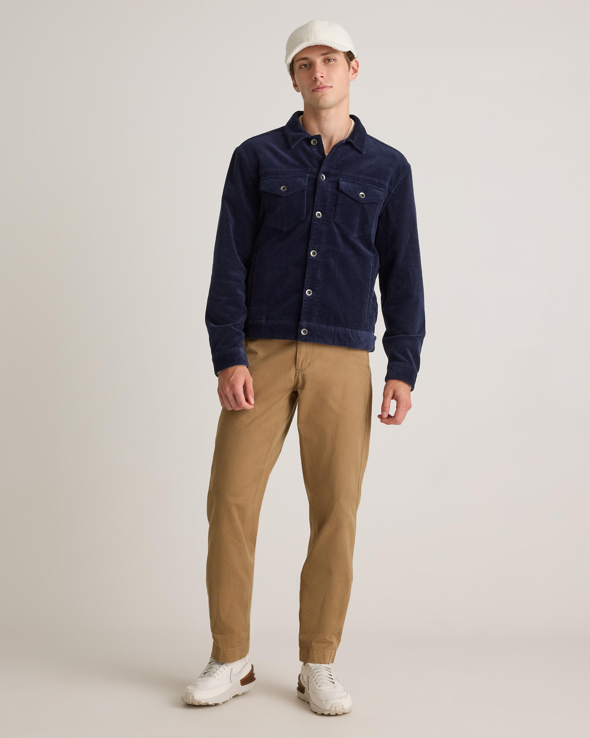 Quince | Men's Organic Stretch Corduroy Trucker Jacket Organic Cotton Product Image