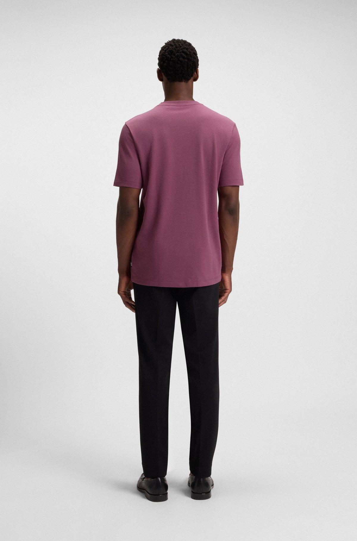  T-shirt with bubble-jacquard structure Product Image