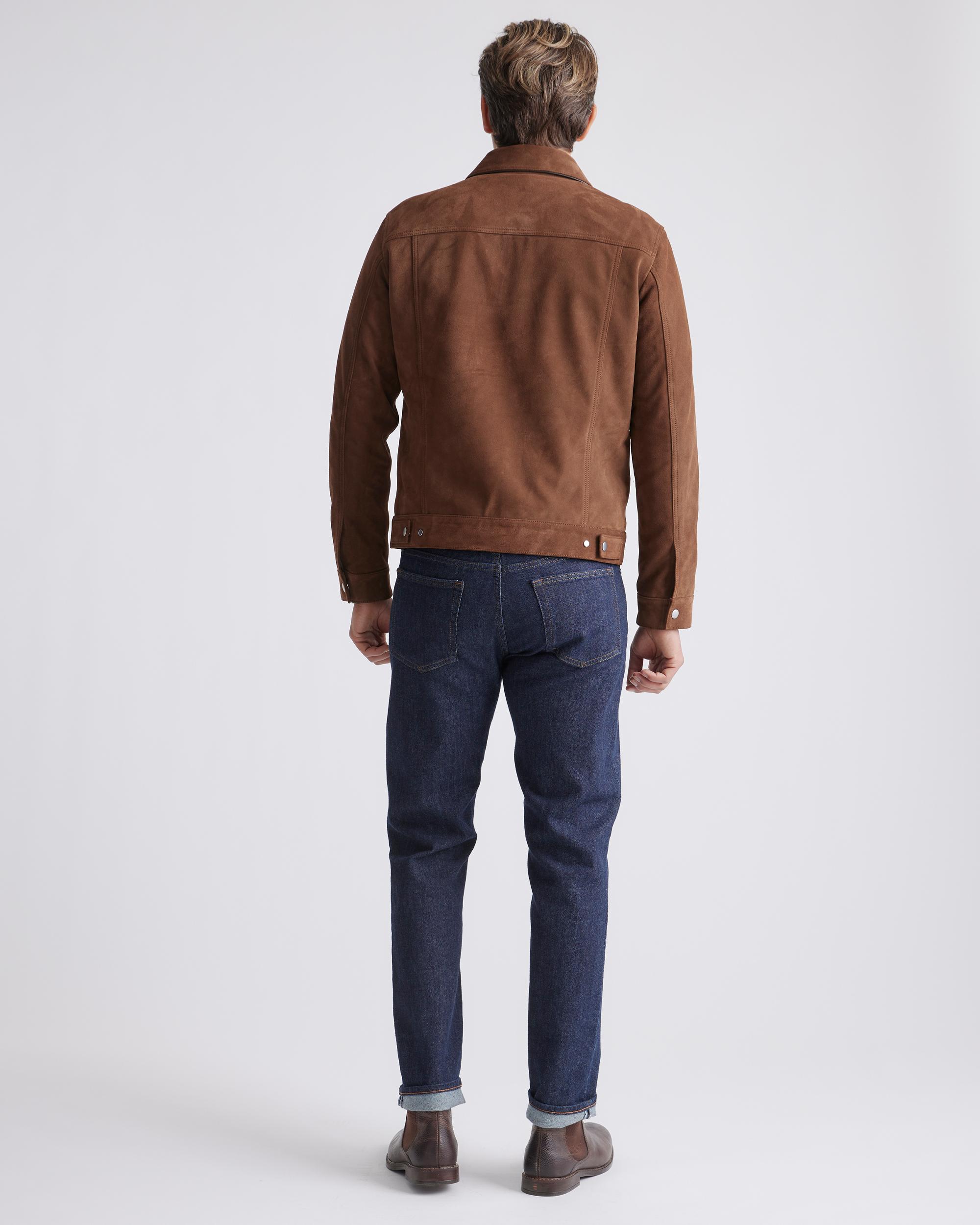 Quince | Men's Italian Suede Trucker Jacket Suede Leather Product Image
