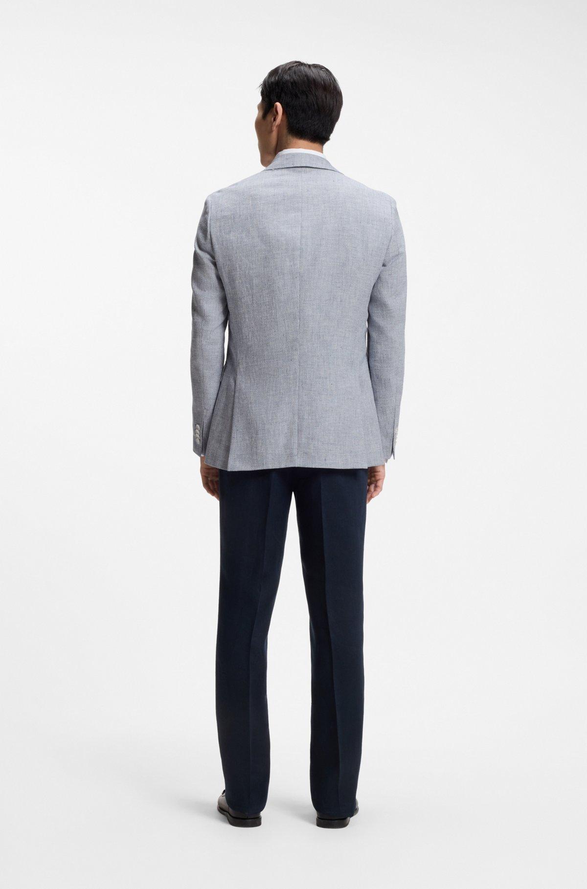 Slim-fit jacket with puppytooth pattern Product Image