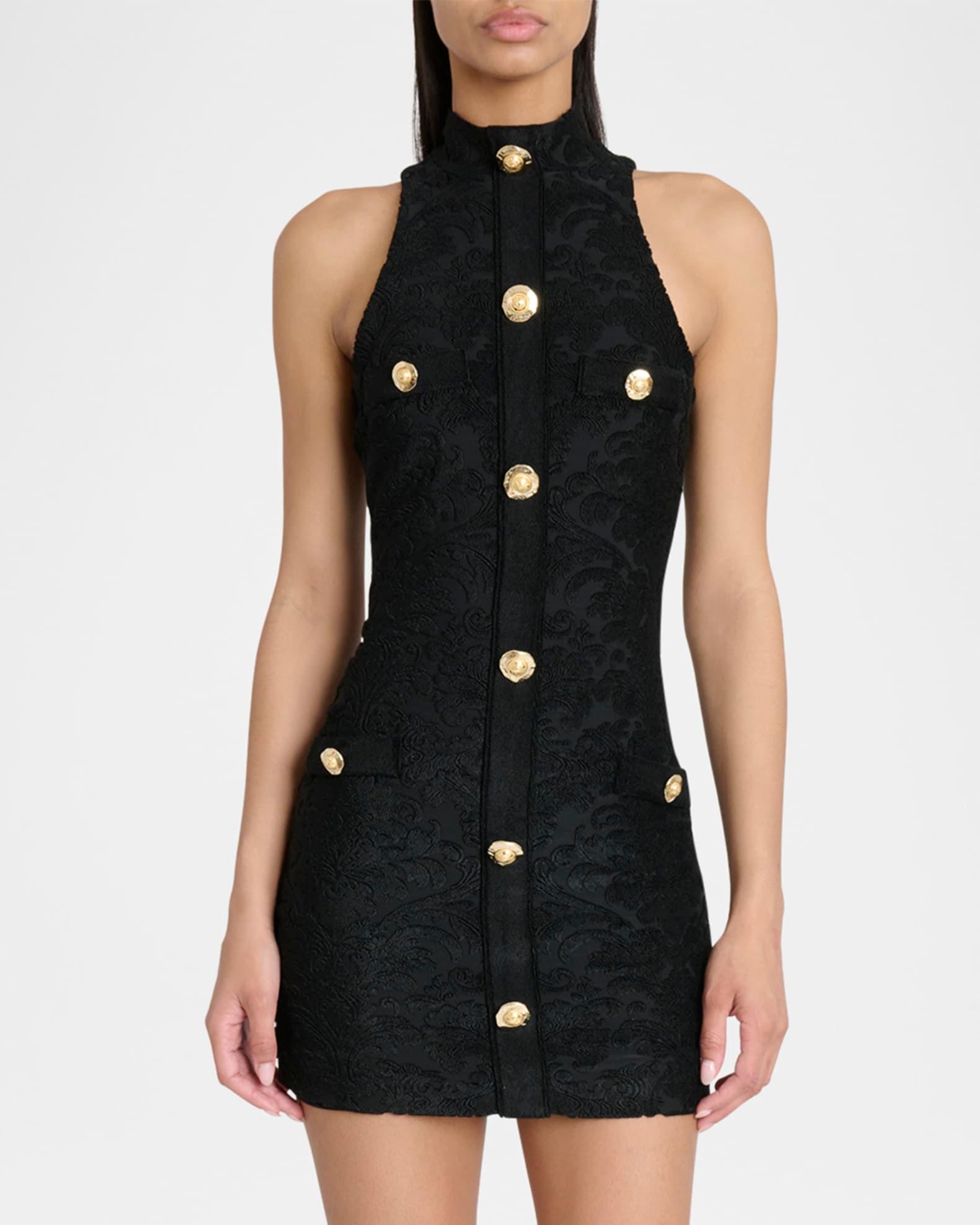 Baroque Bouclette Bodycon Mini Dress Product Image