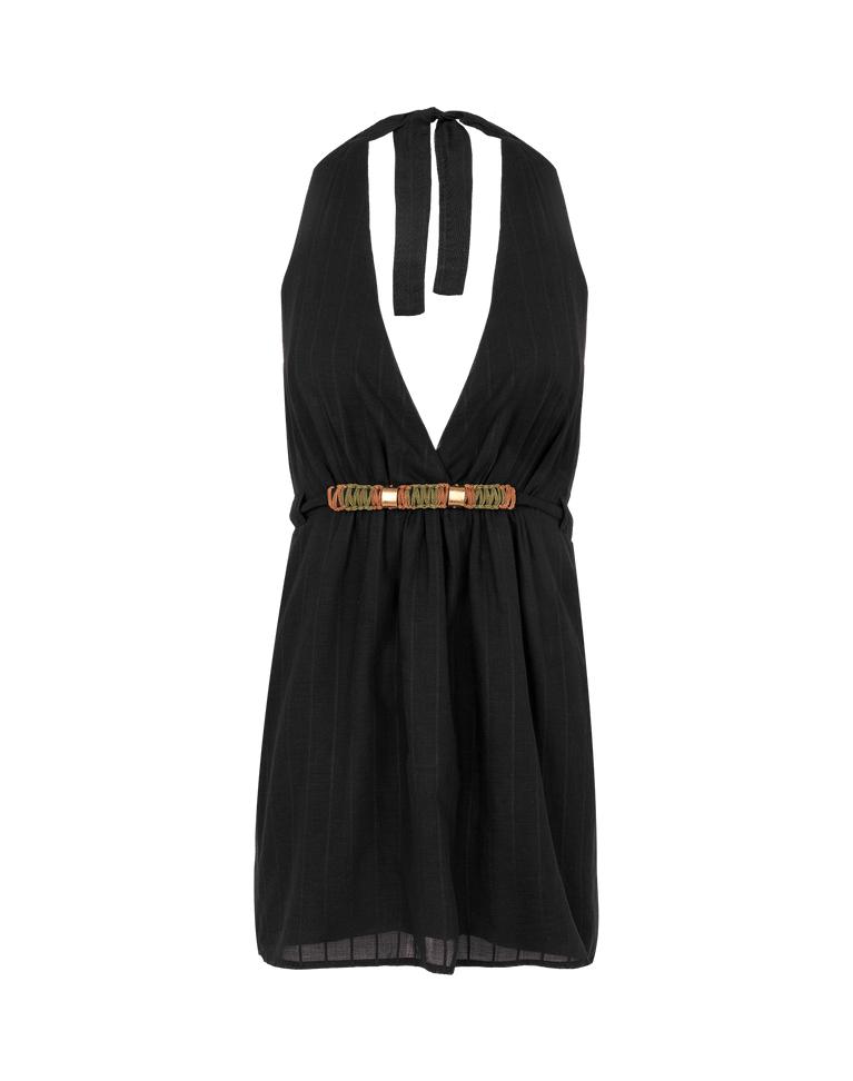 Martina Short Dress - Black Product Image