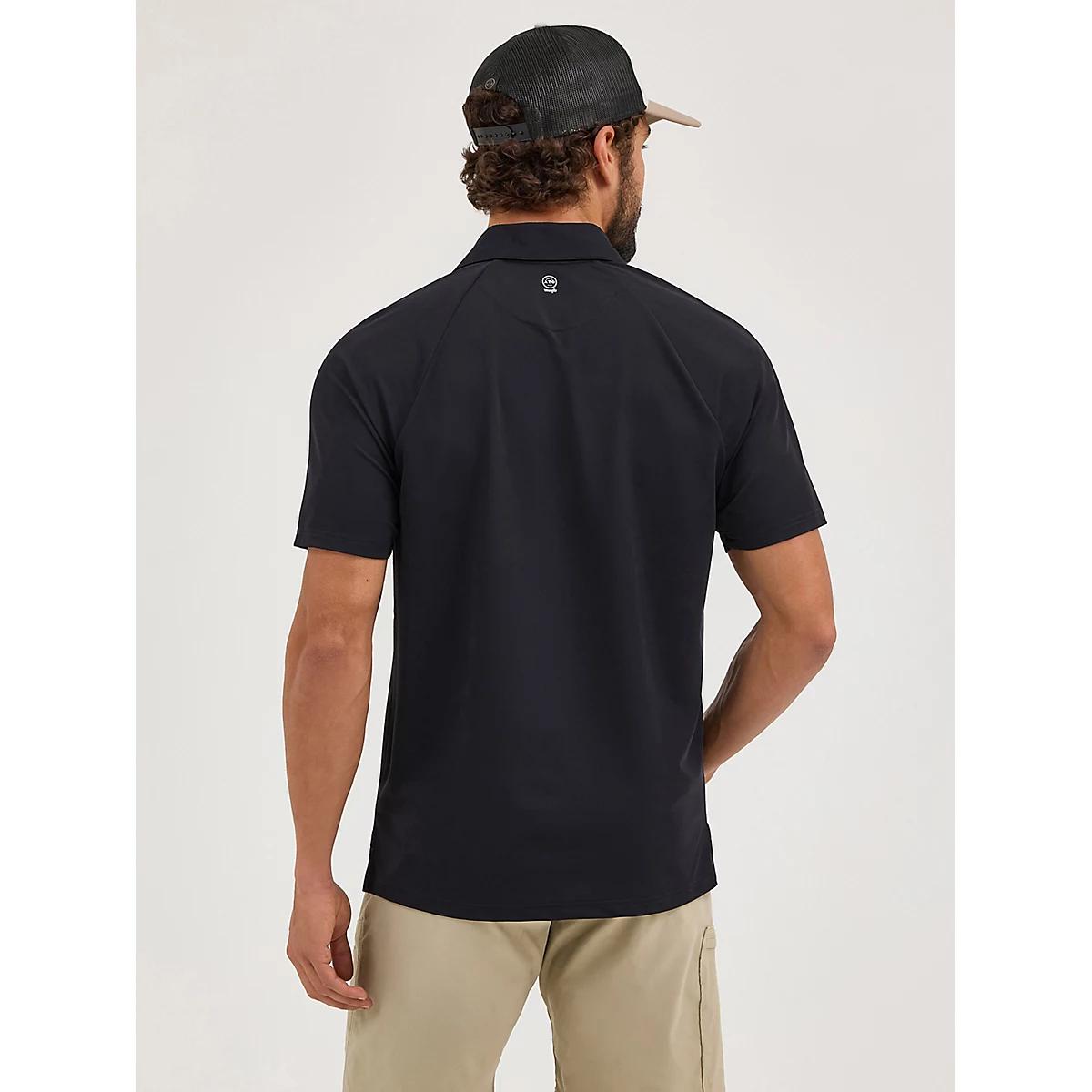 Wrangler ATG™ Men's Chesapeake Polo Shirt in Jet Product Image