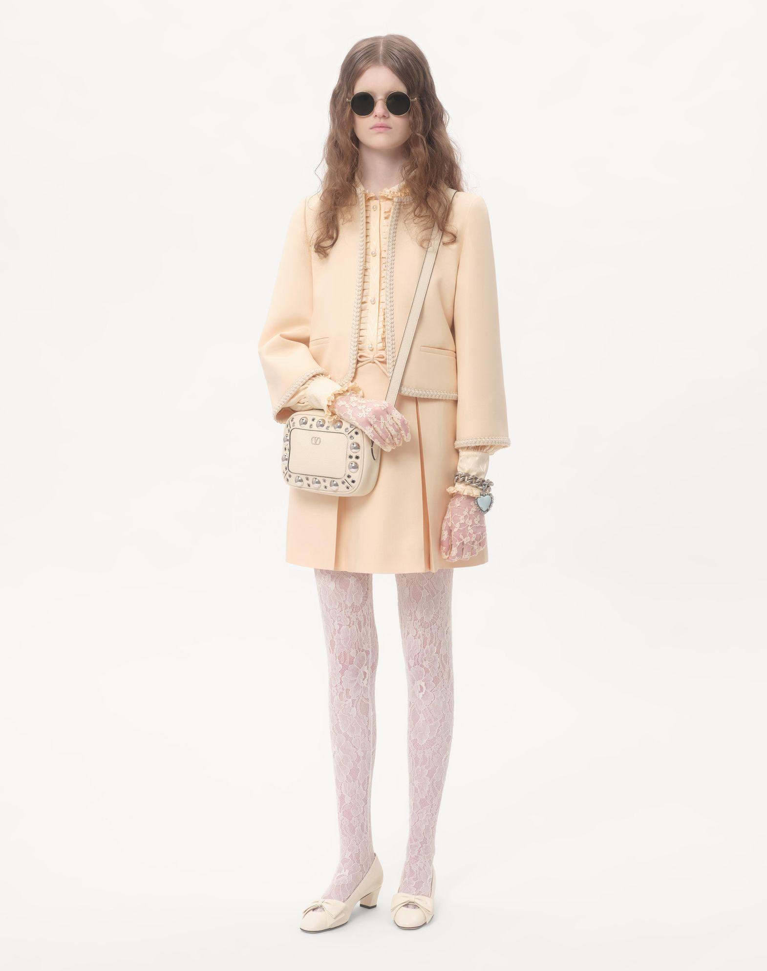 Crepe Couture Short Skirt  Product Image