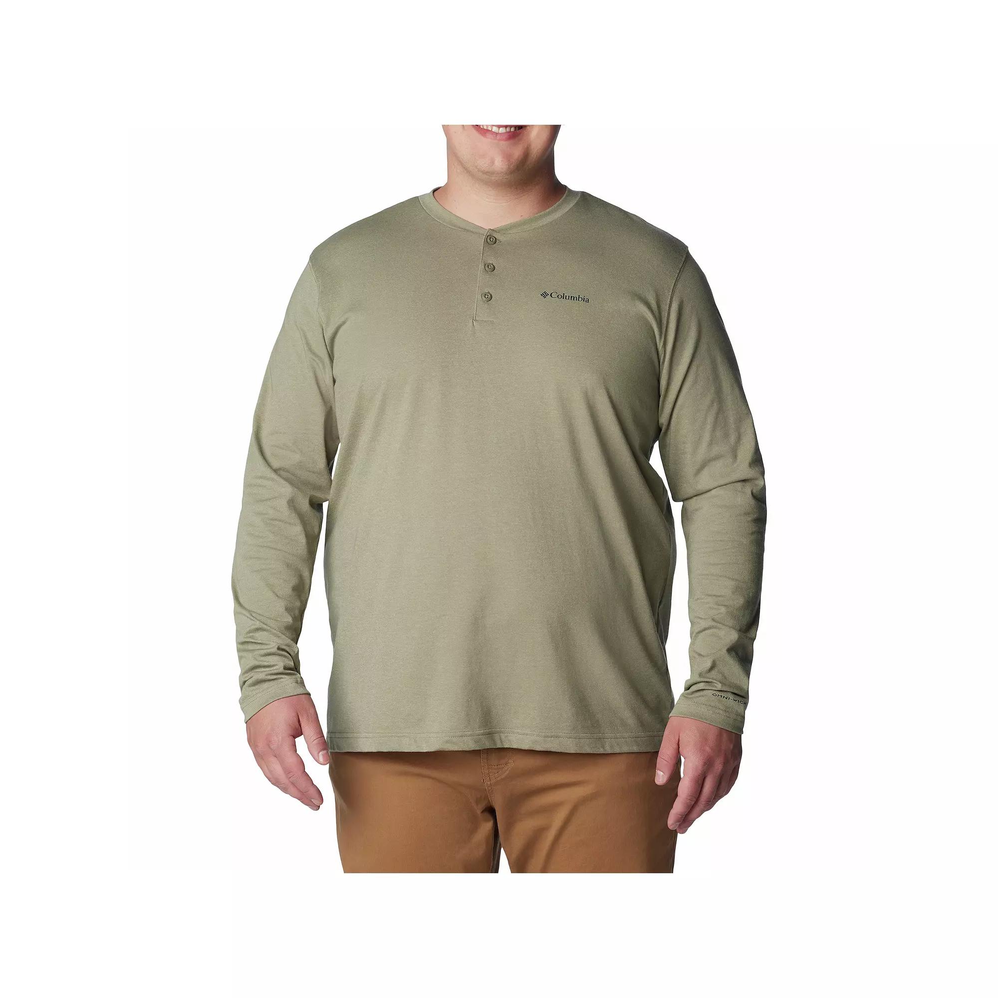 Big & Tall Columbia Thistletown Hills Henley Tee, Men's,  Product Image