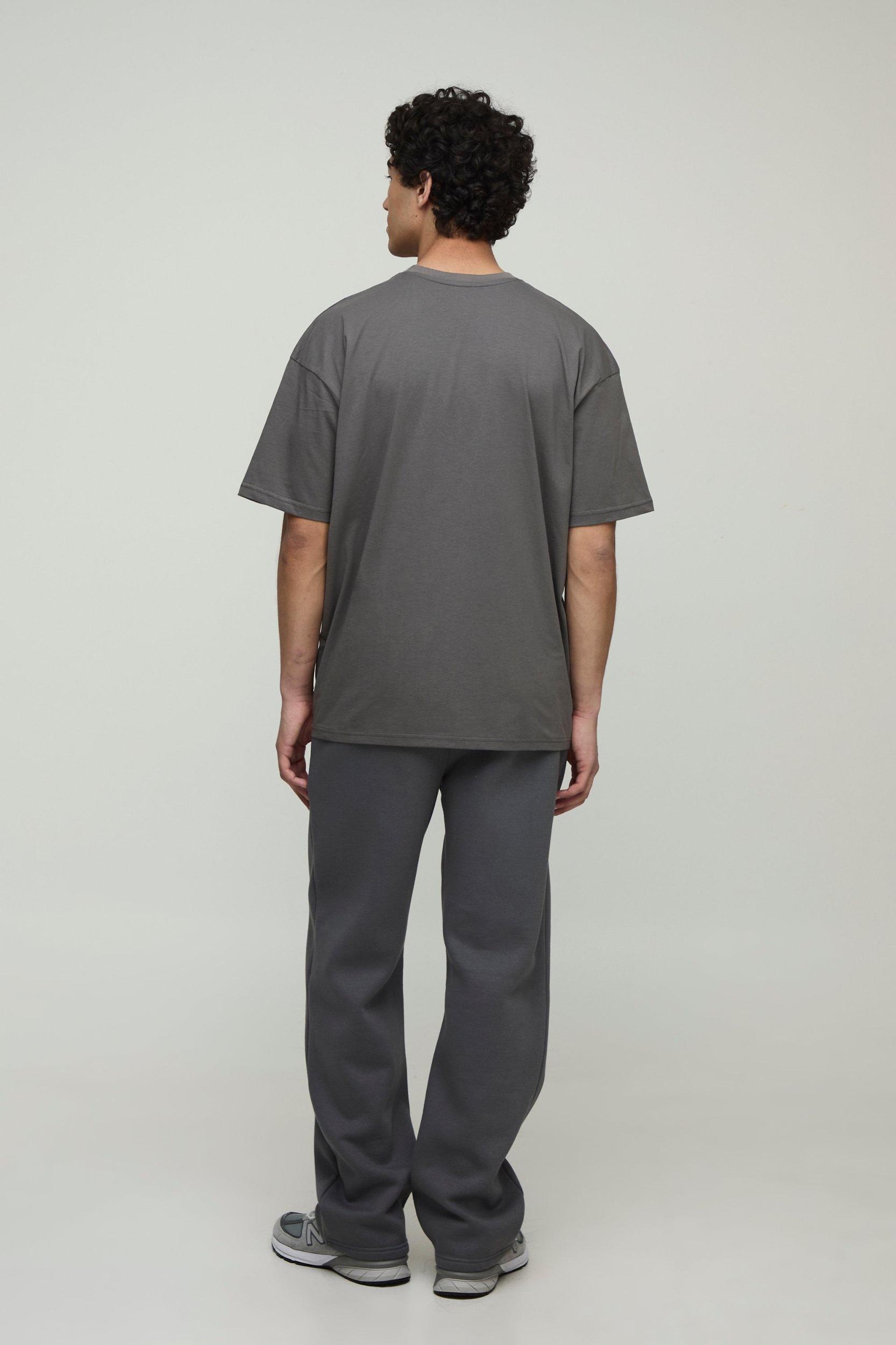MAN. Oversized Crew Neck T-Shirt | boohooMAN USA Product Image
