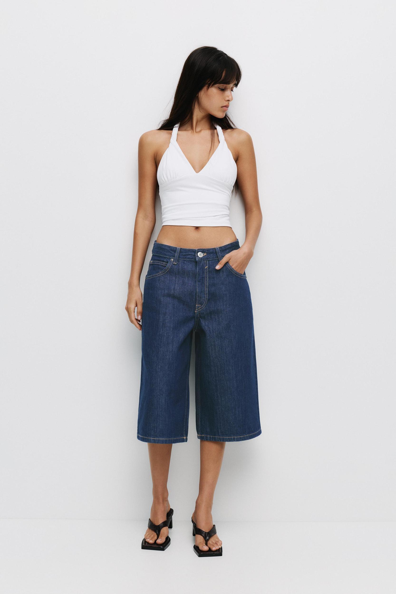 Low-rise straight leg jorts Product Image