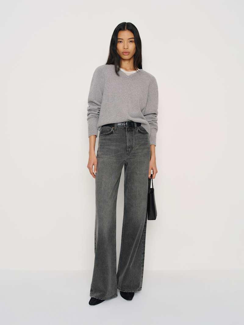 Cary High Rise Slouchy Wide Leg Jeans Product Image