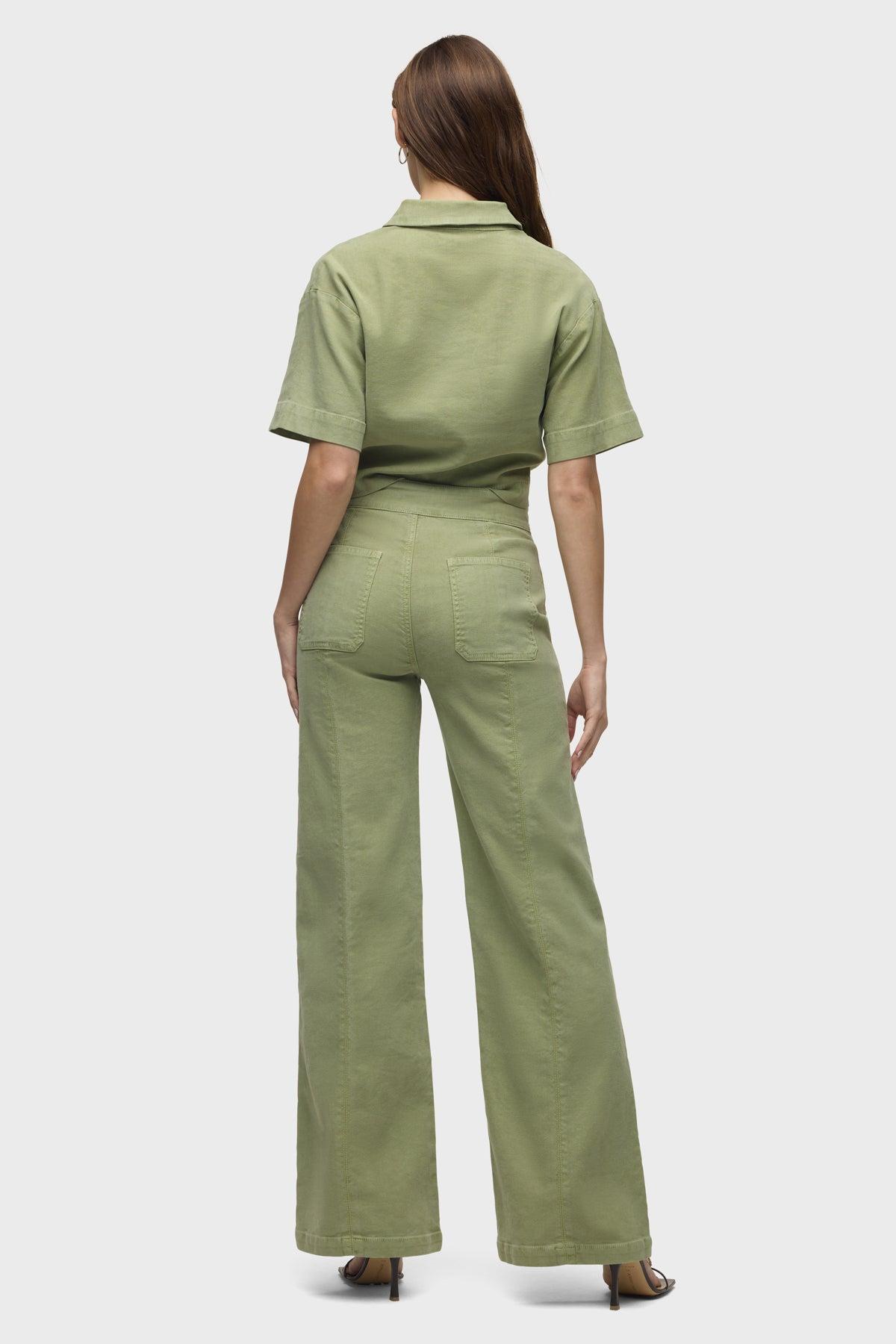 Tie Waist Pintucked Trouser Pant Female Product Image