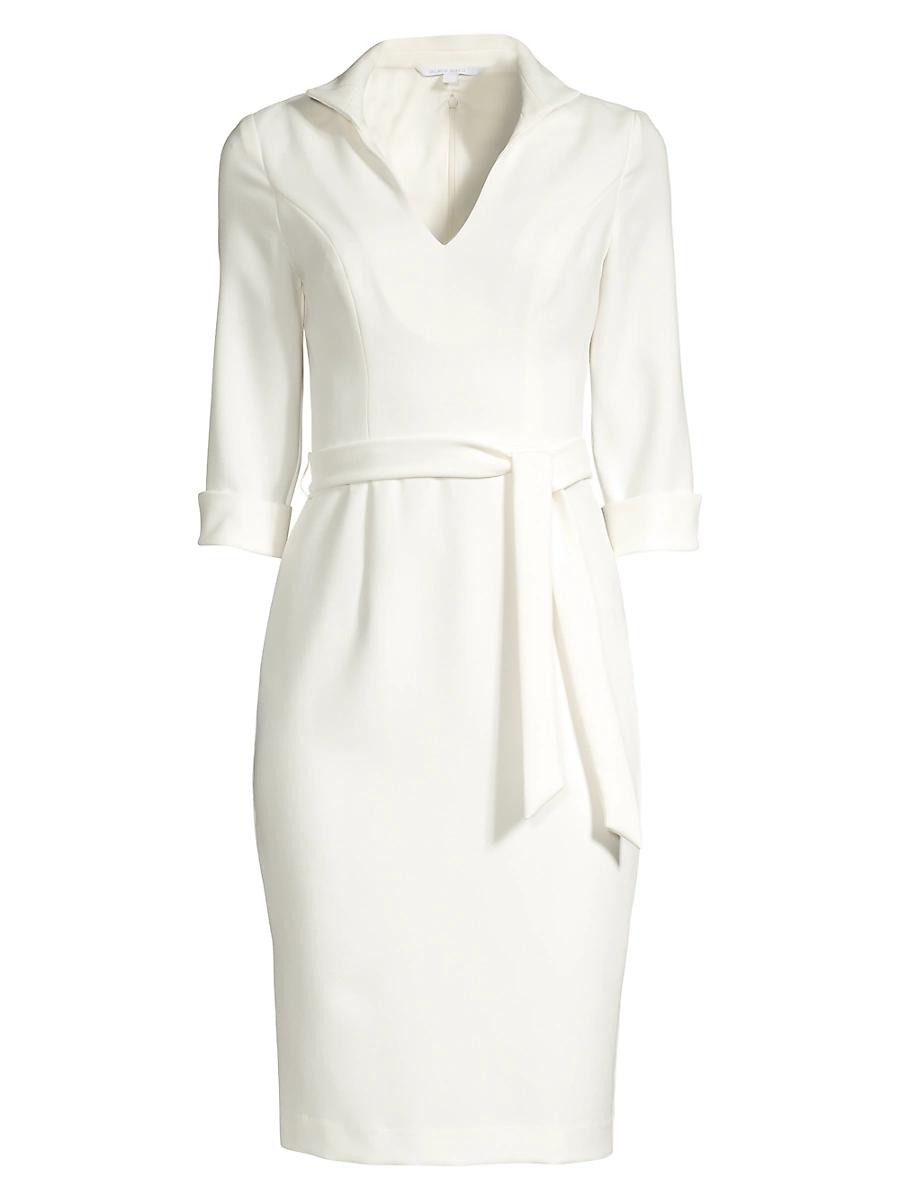 Womens Madeline Tie-Front Sheath Dress Product Image