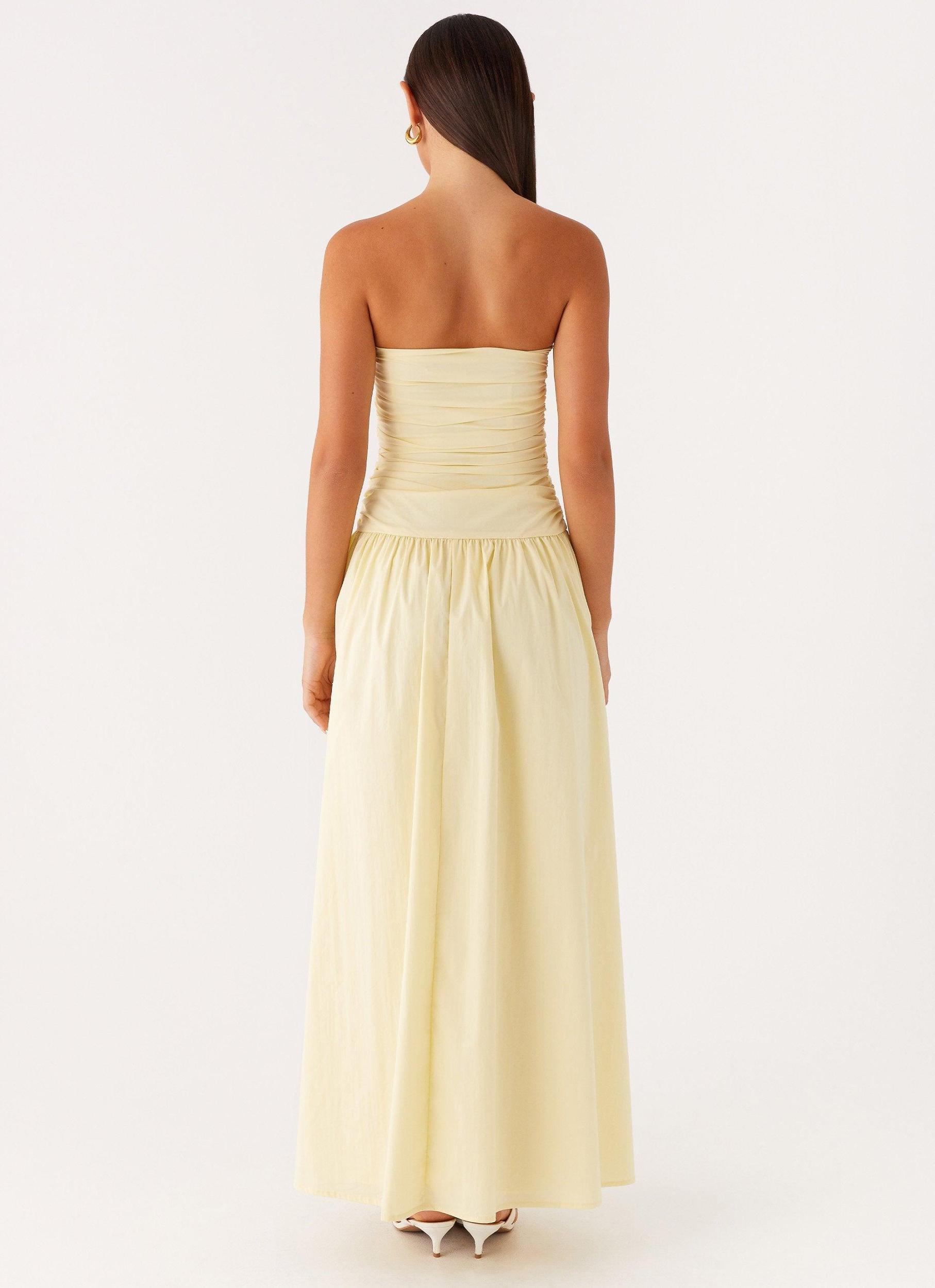 Carmel Maxi Dress - Yellow Product Image
