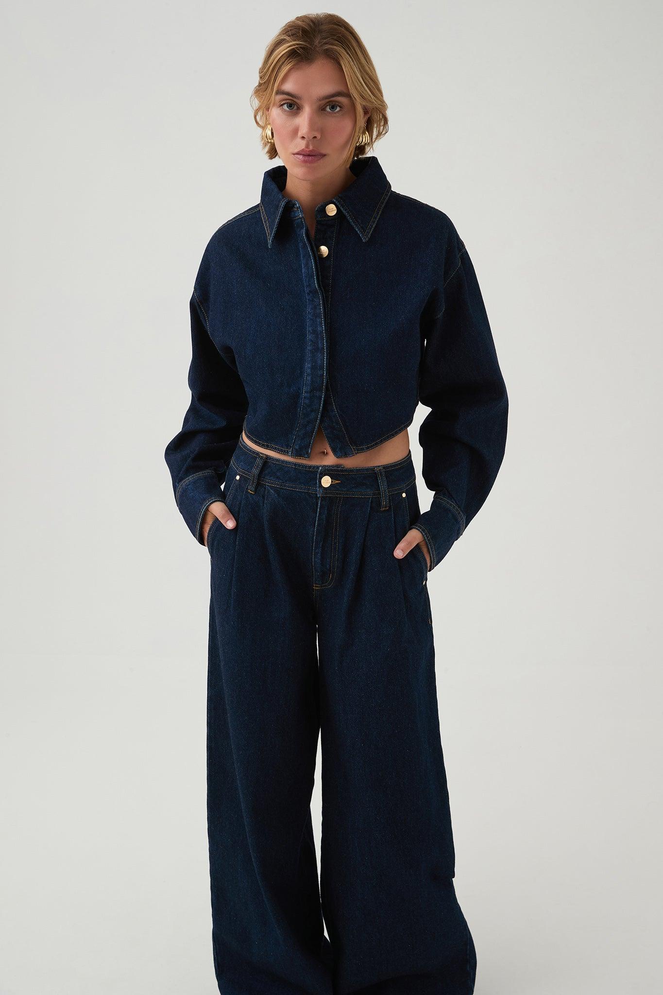 Naia Cropped Cable Knit Product Image