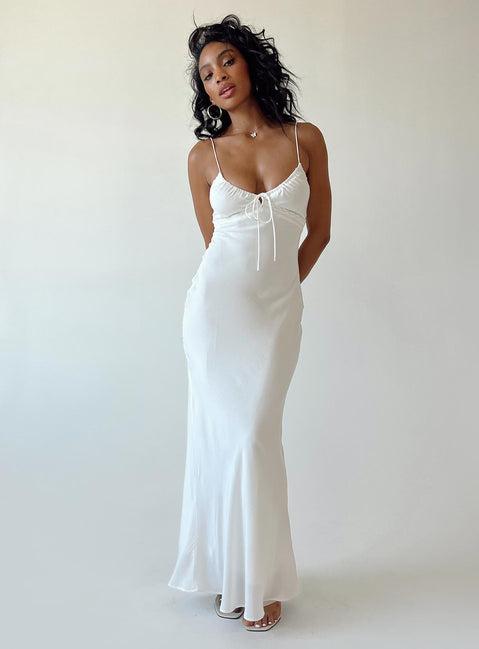 Emily Maxi Dress White Product Image