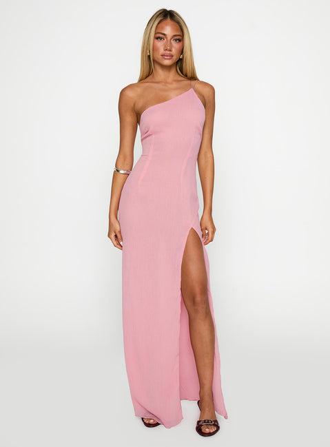 Kiss Of Life Chiffon Maxi Dress Pink Product Image