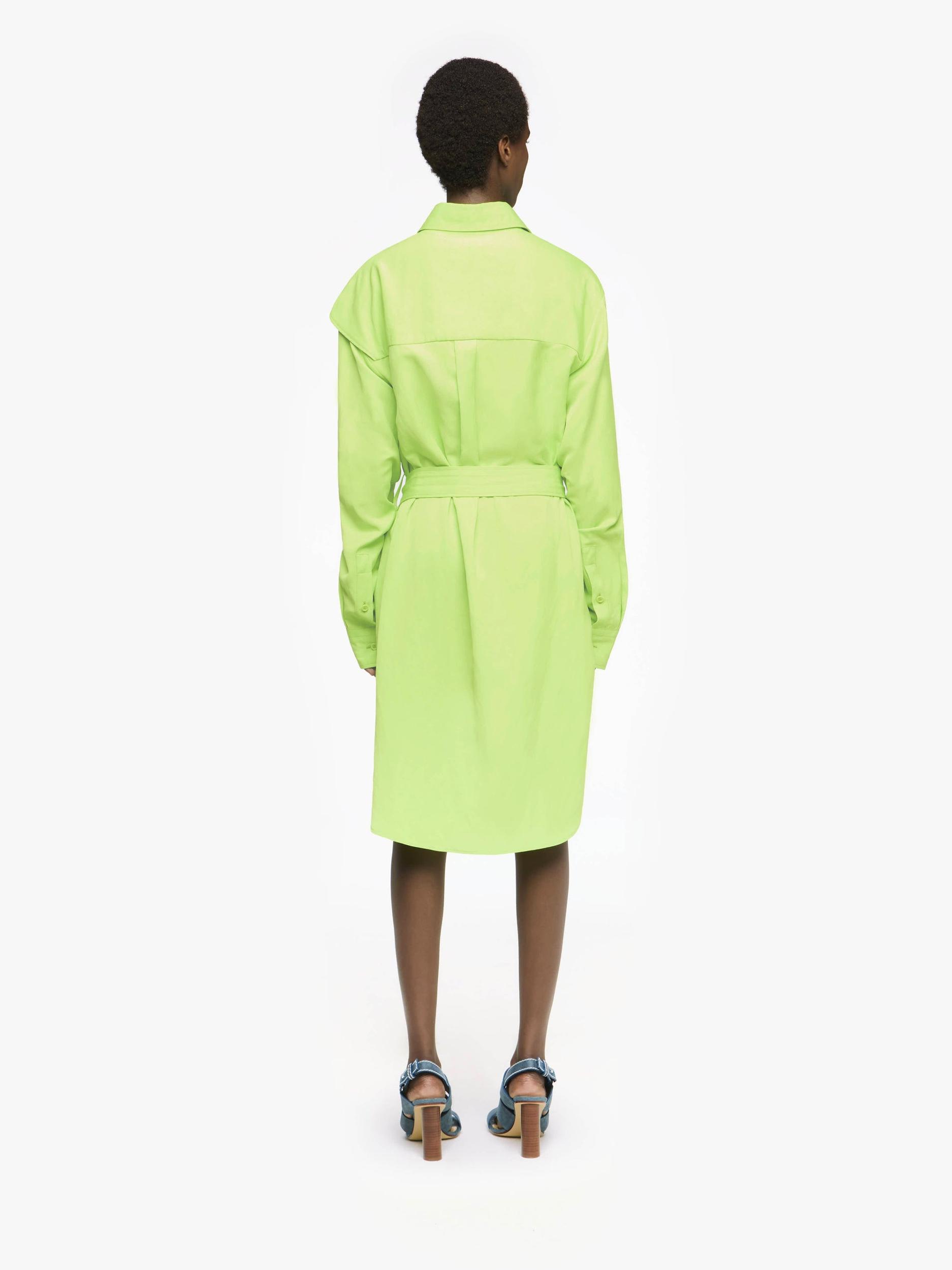 CAPE SHOULDER SHIRT DRESS Product Image
