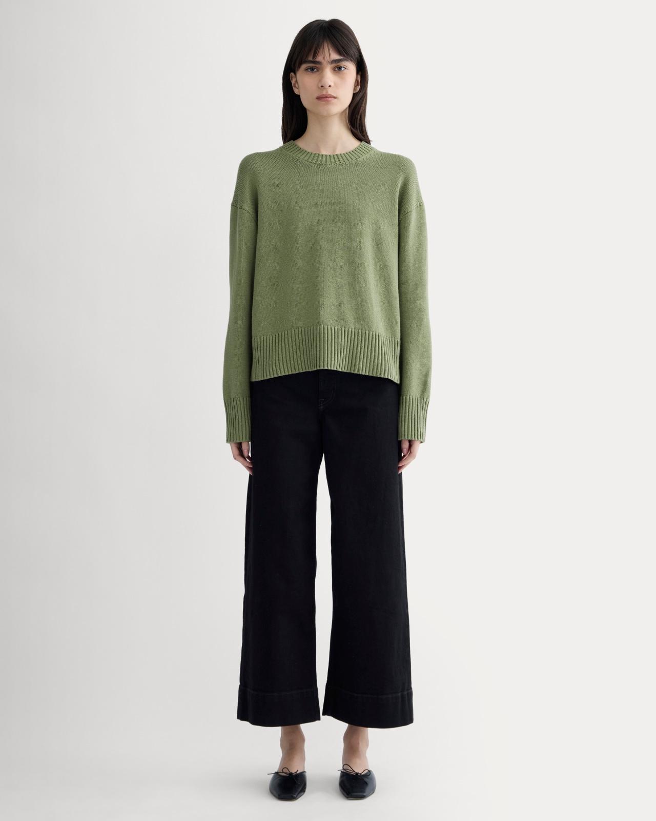 Womens Boxy Sweater in Everyday Cotton by Everlane Product Image