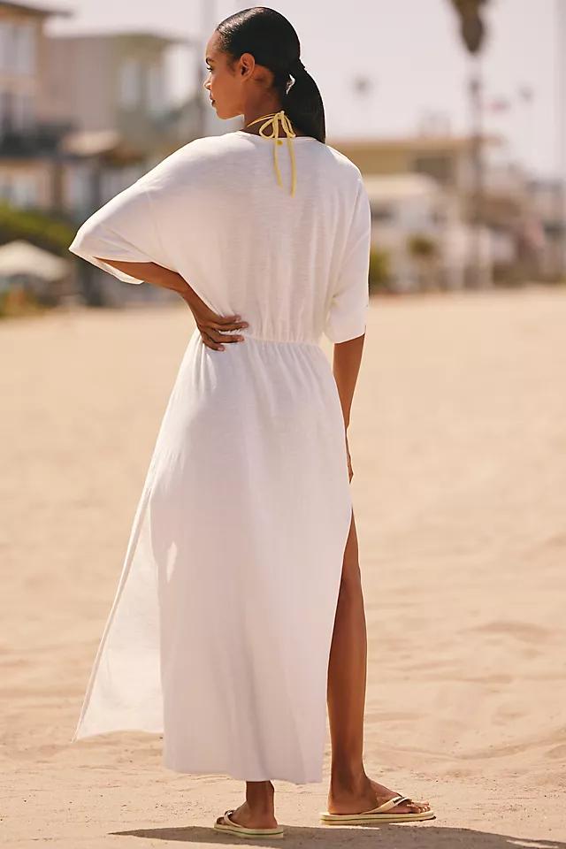 Celandine Long-Sleeve Ruched Maxi Dress Product Image
