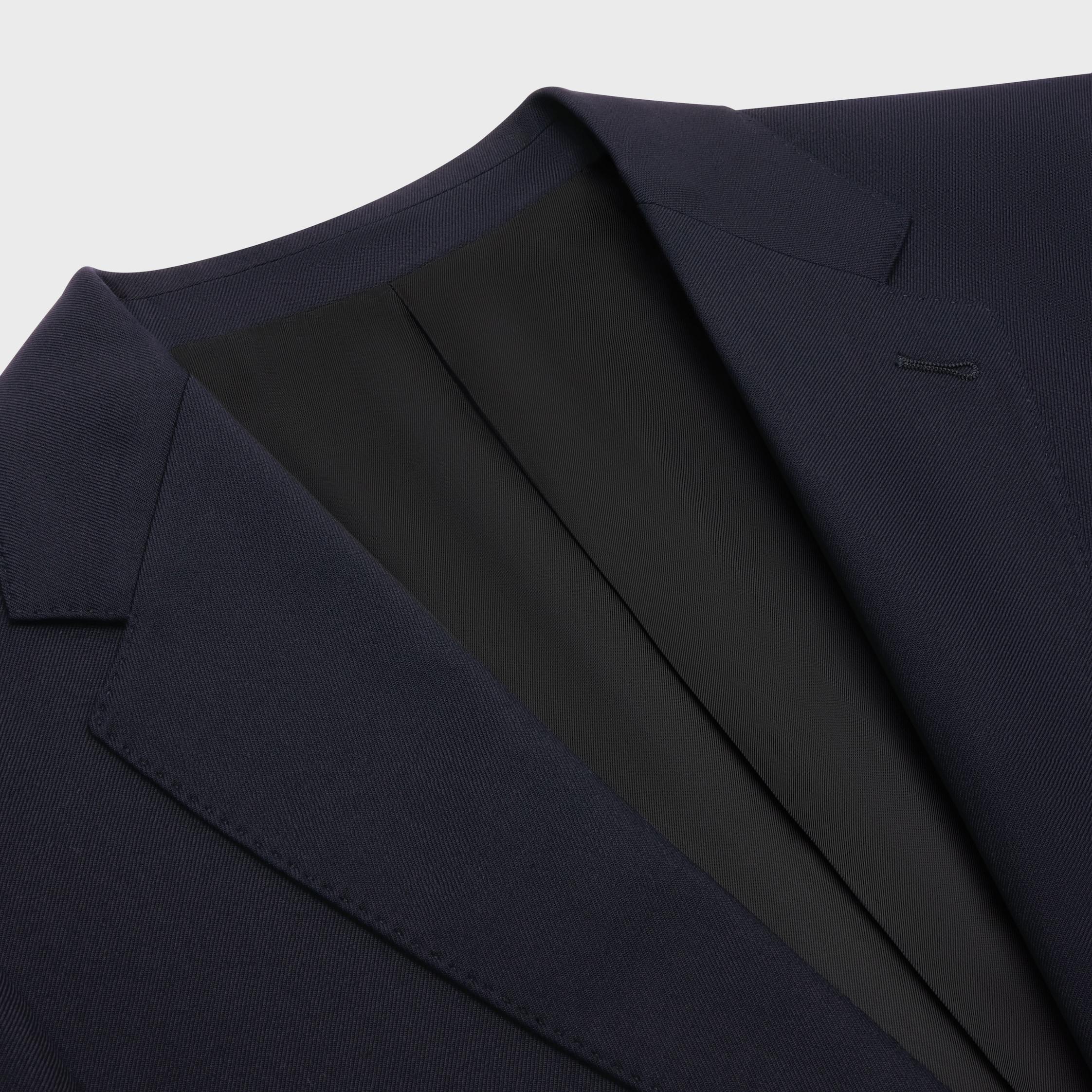 Classic jacket in wool gabardine Product Image