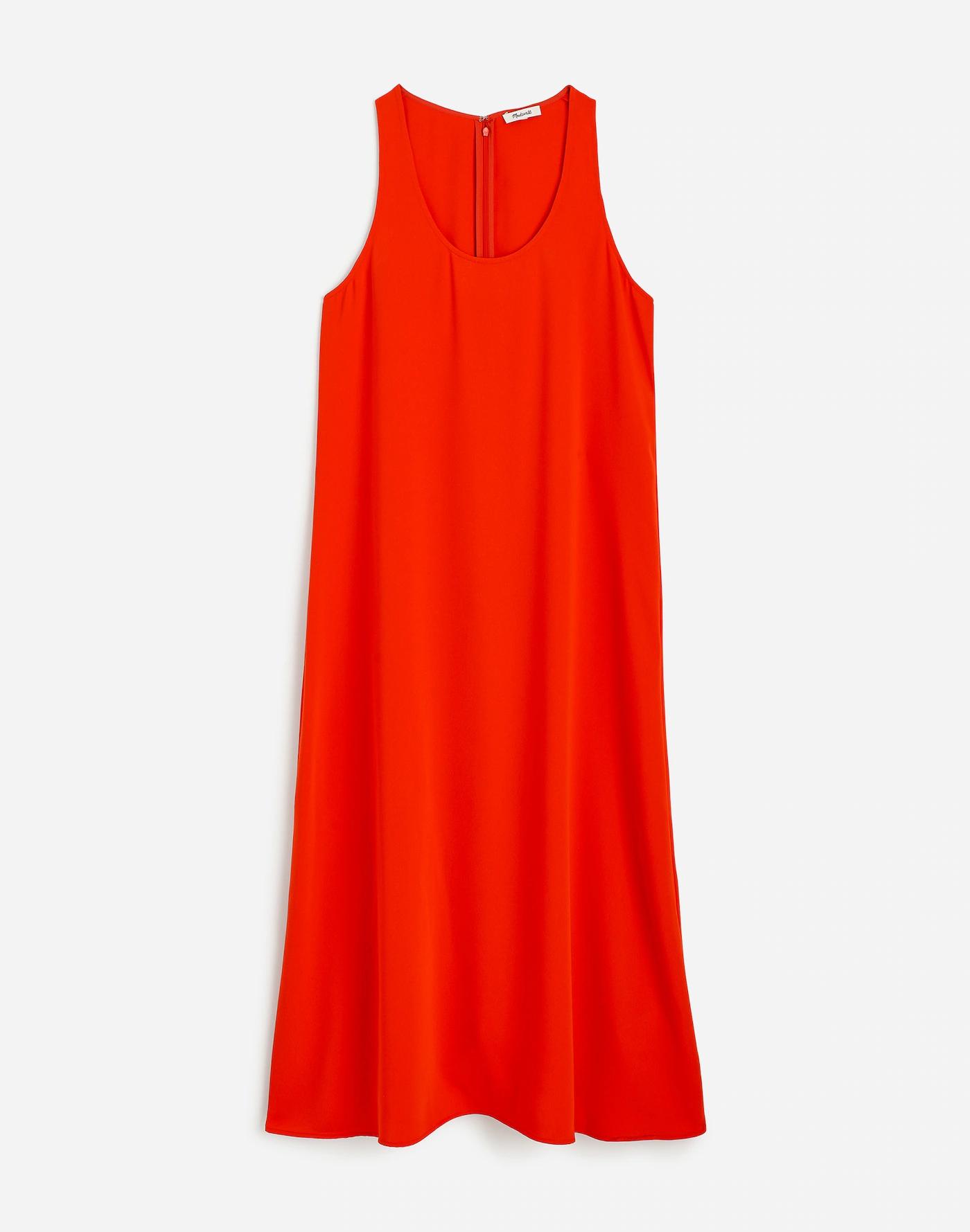 Sleeveless Scoopneck Midi Dress Product Image