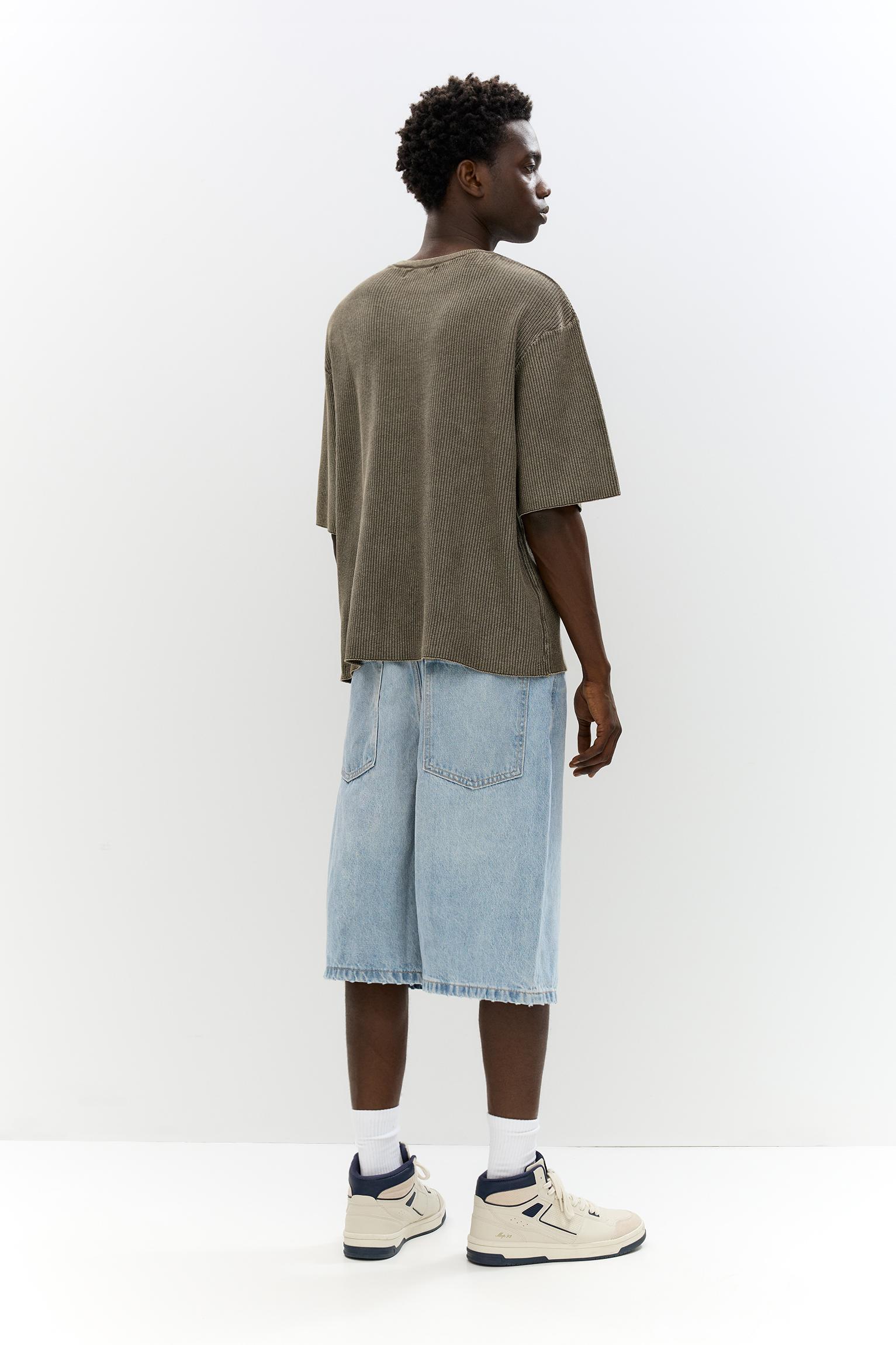 Waffle-knit STWD T-shirt Product Image