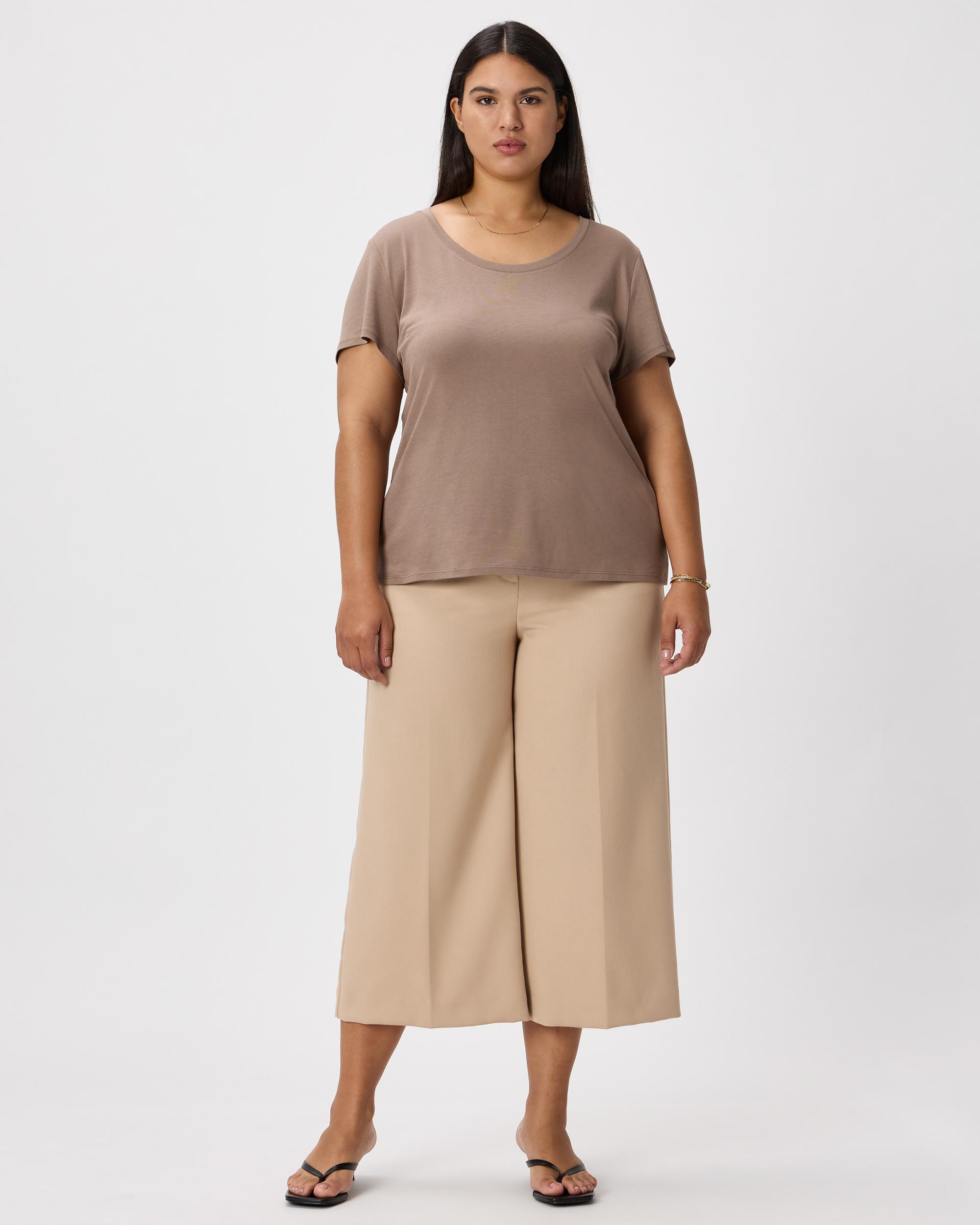 Quince | Women's Cotton Modal Scoop Neck T-Shirt Cotton/Modal Product Image