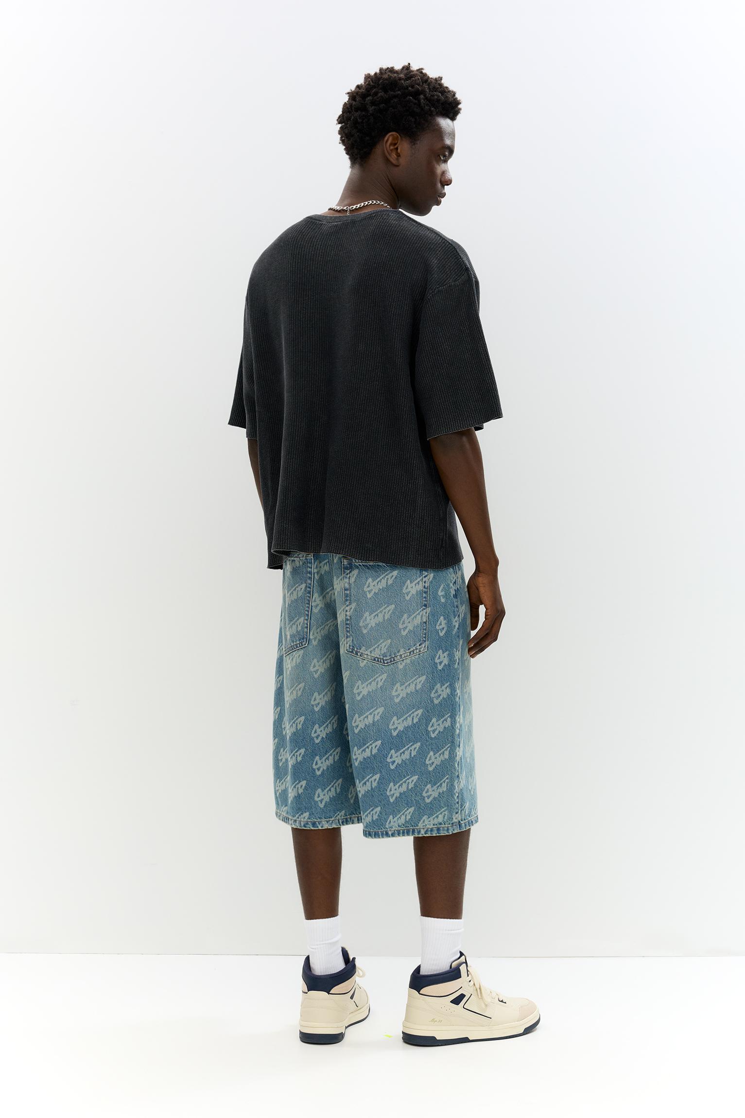 Waffle-knit STWD T-shirt Product Image