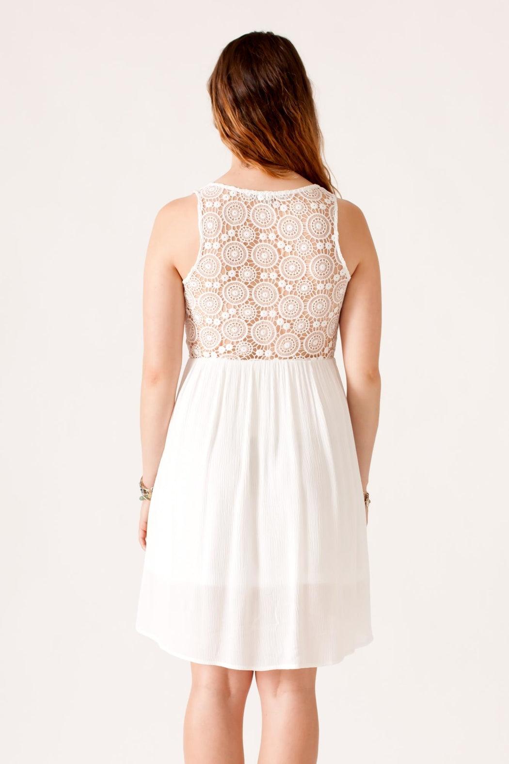 Crochet Back Dress Product Image