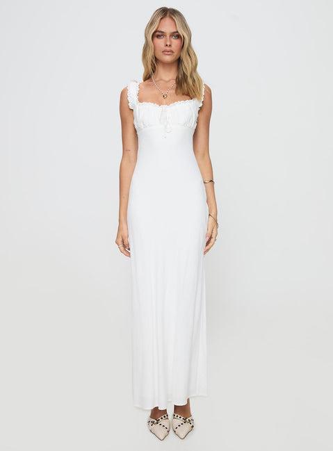 Lillette Maxi Dress White Product Image